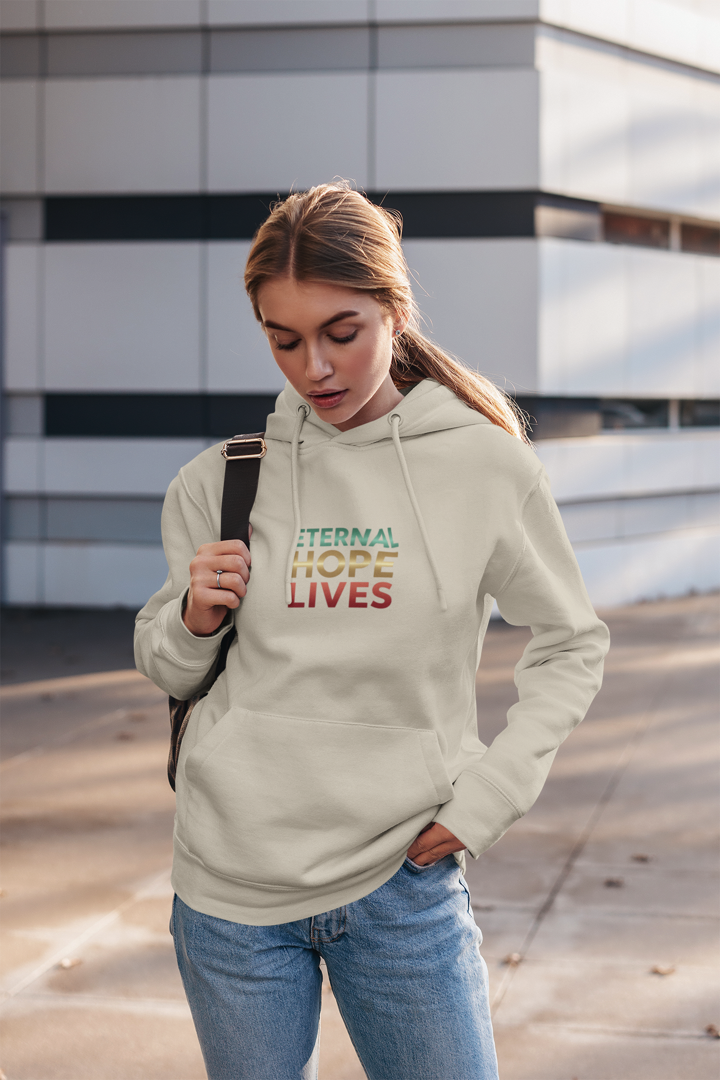 Eternal Hope Lives Unisex Midweight Softstyle Fleece Hoodie