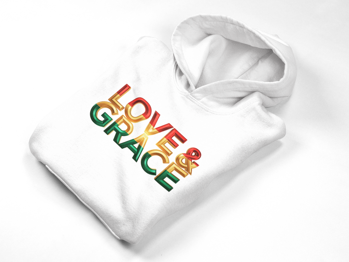 Love & Grace" Unisex Midweight Softstyle Fleece Hoodie
