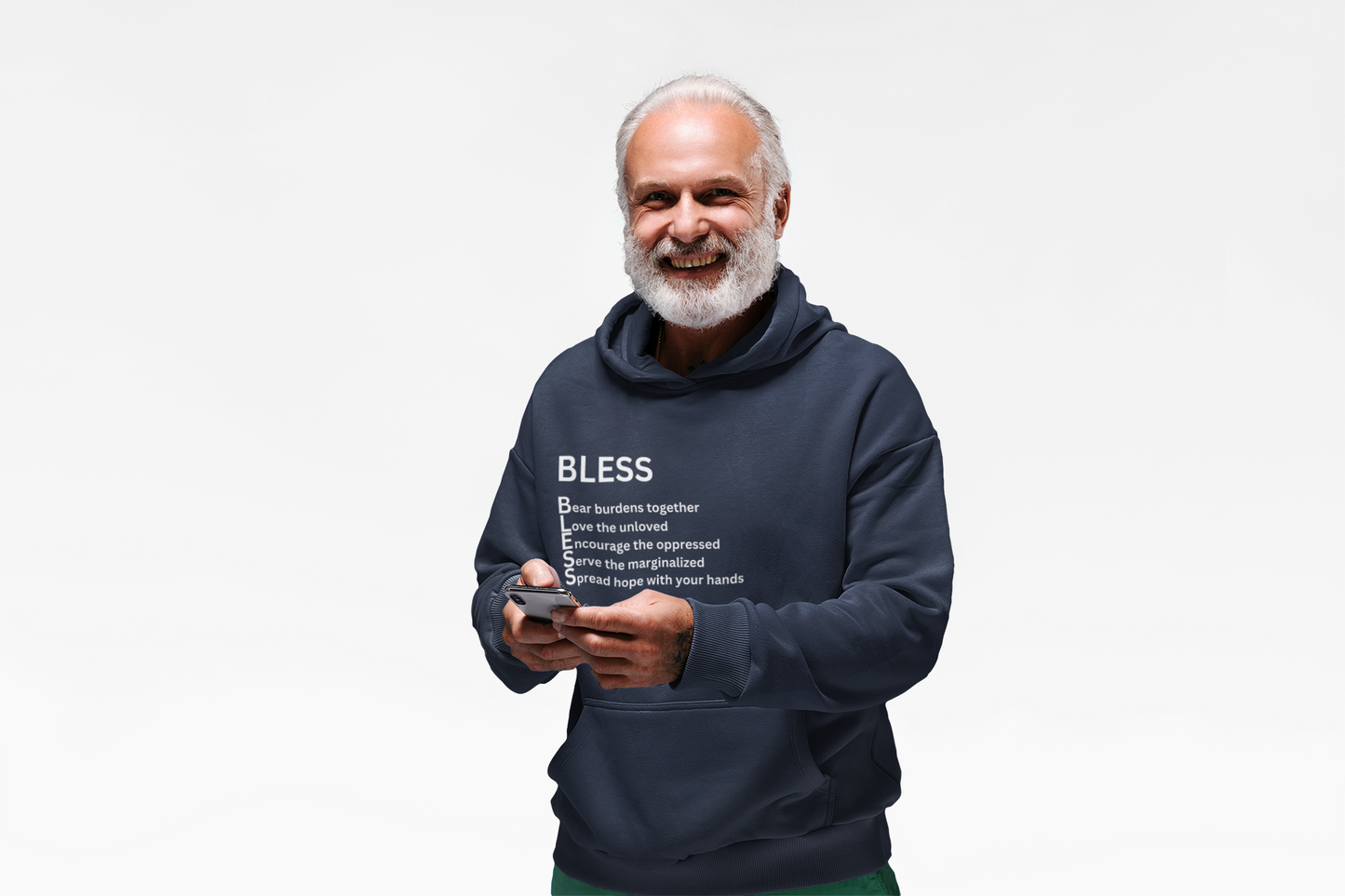 BLESS Social Justice Acrostic Hoodie