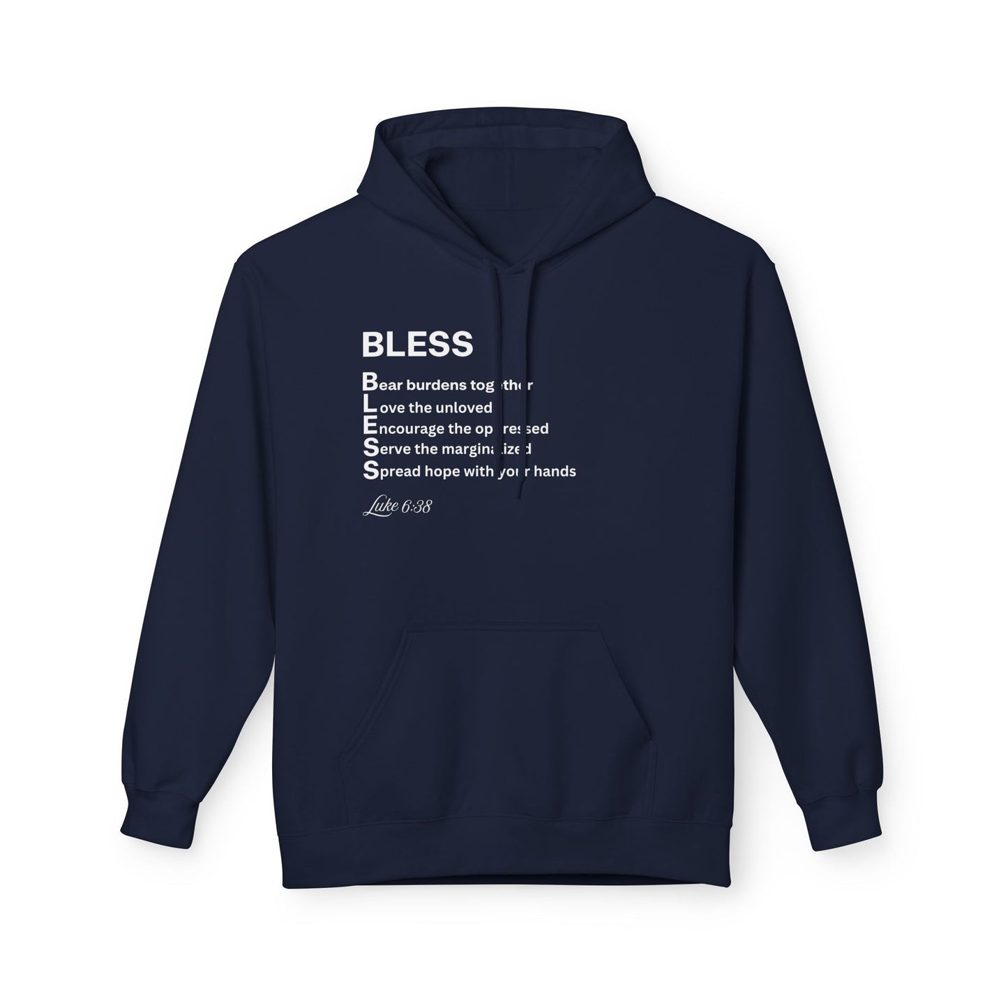 BLESS Social Justice Acrostic Hoodie