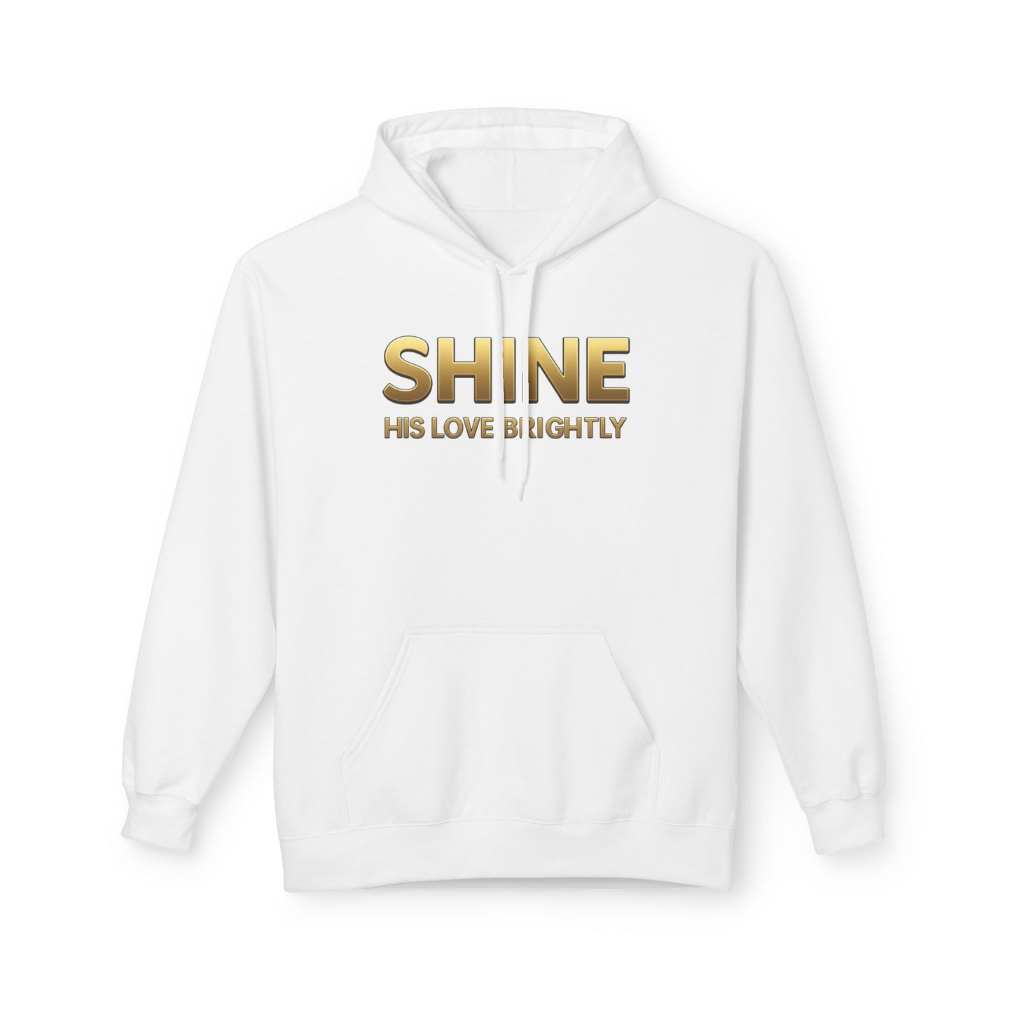 Shine His Love Brightly Unisex Midweight Softstyle Fleece Hoodie