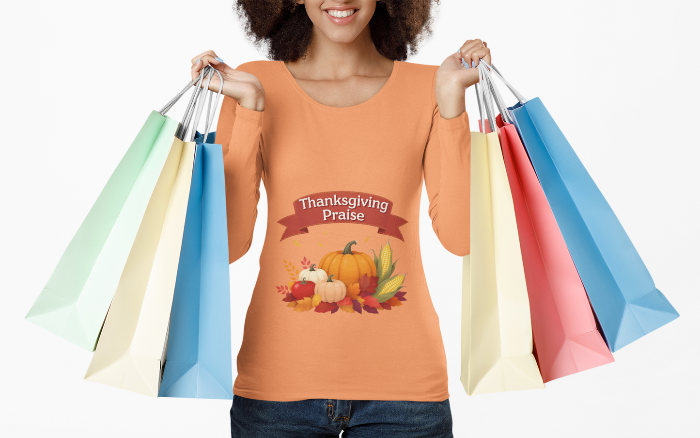 Thanksgiving Praise Unisex Long Sleeve T-Shirt