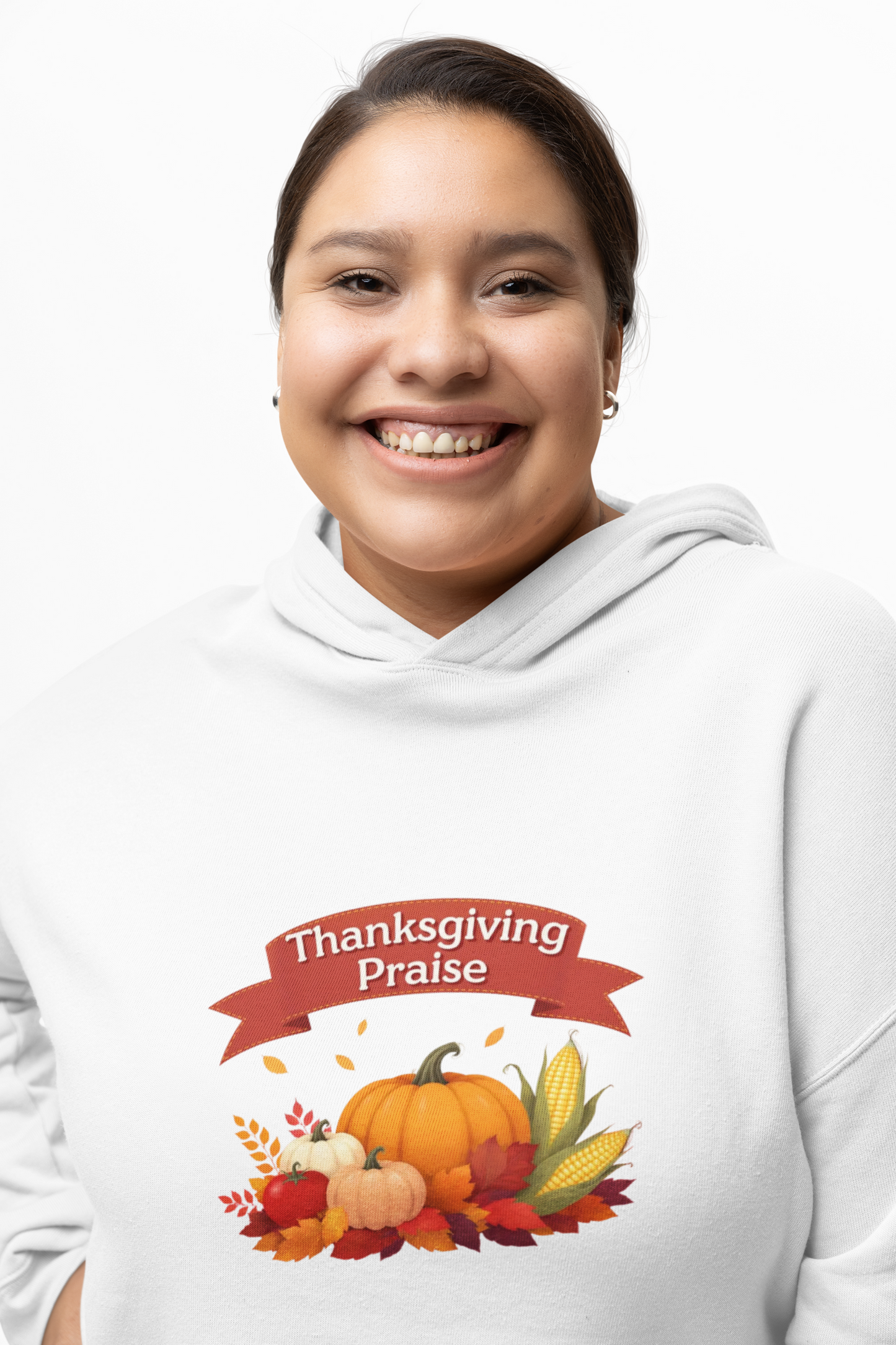 Thanksgiving Praise Unisex Midweight Softstyle Fleece Hoodie