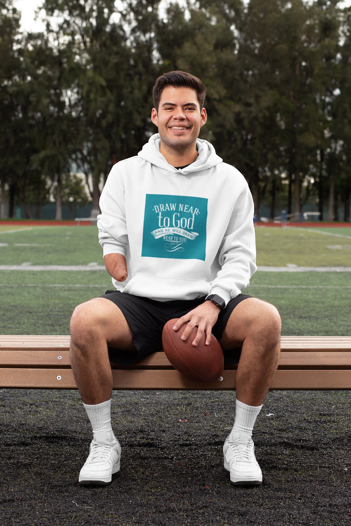 Draw Near To God Unisex Midweight Softstyle Fleece Hoodie