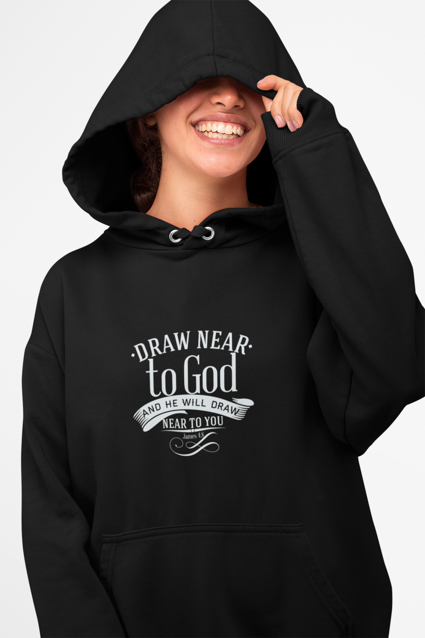 Draw Near To God Unisex Midweight Softstyle Fleece Hoodie
