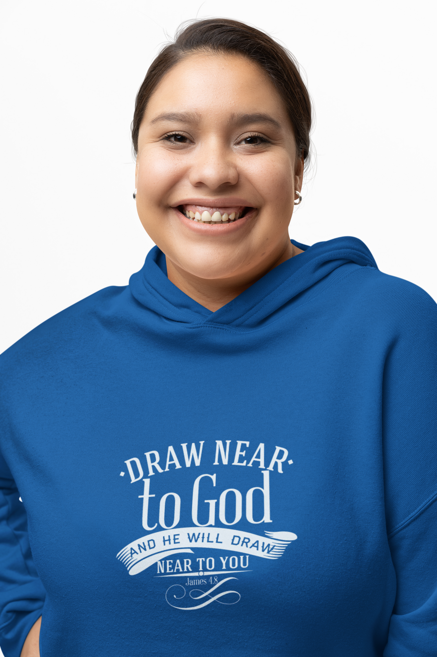 Draw Near To God Unisex Midweight Softstyle Fleece Hoodie
