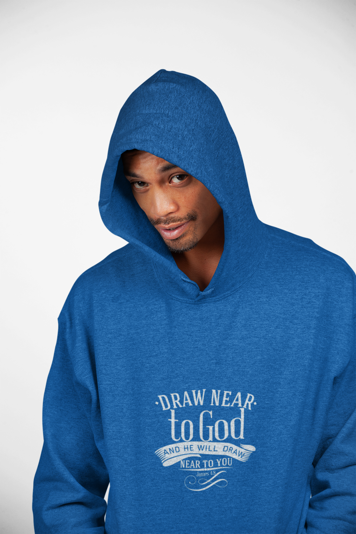 Draw Near To God Unisex Midweight Softstyle Fleece Hoodie