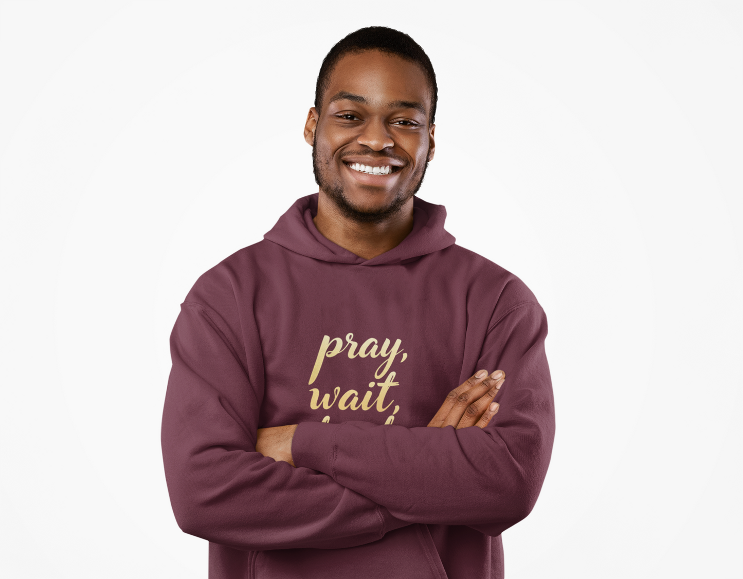 "Pray, Wait, Trust' Unisex Heavy Blend Hoodie Sweatshirt