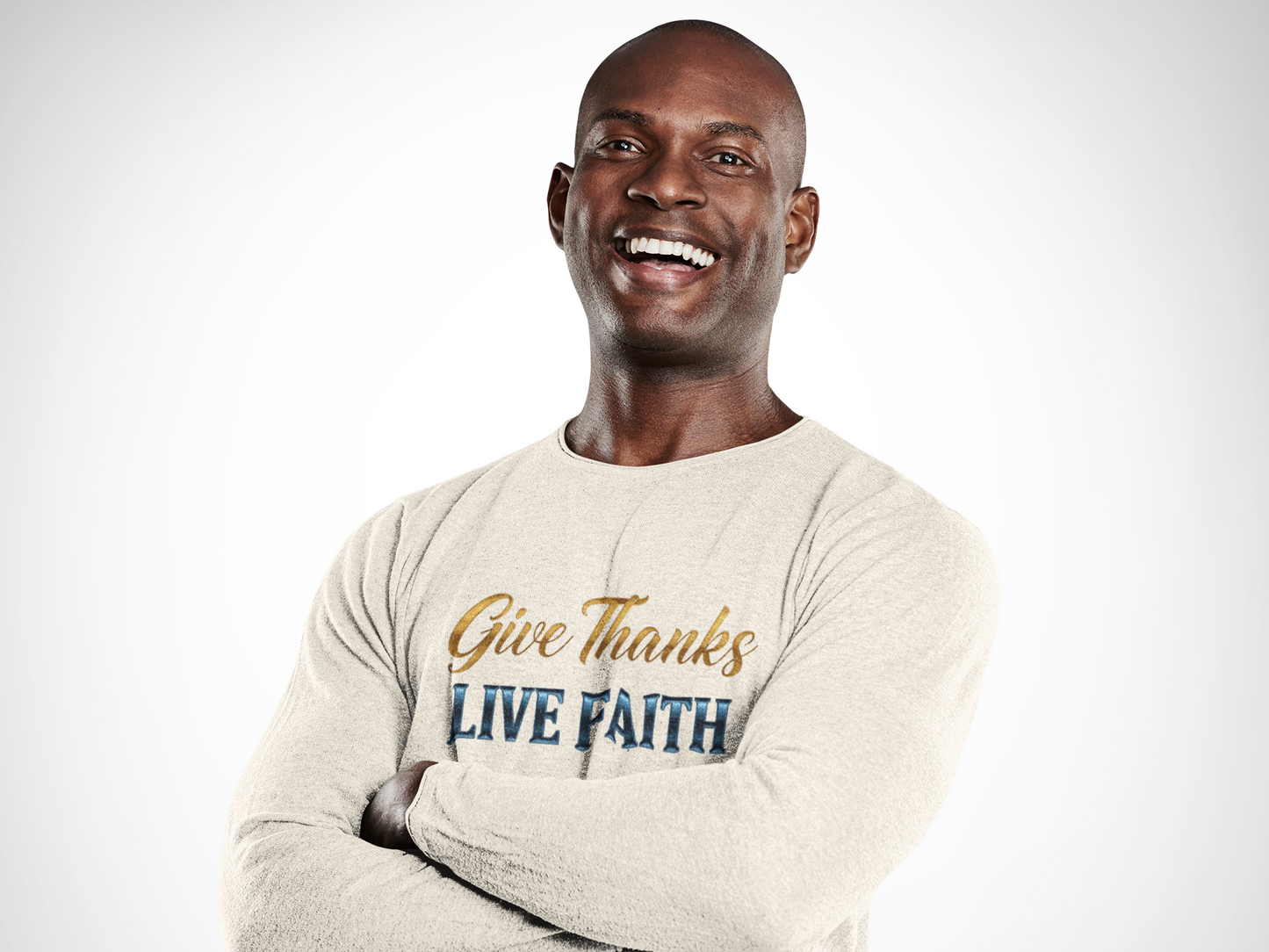 Give Thanks Live Faith Unisex Long Sleeve T-Shirt