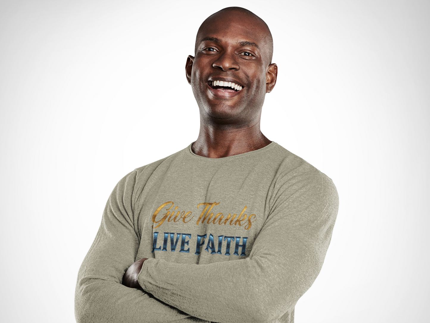Give Thanks Live Faith Unisex Long Sleeve T-Shirt