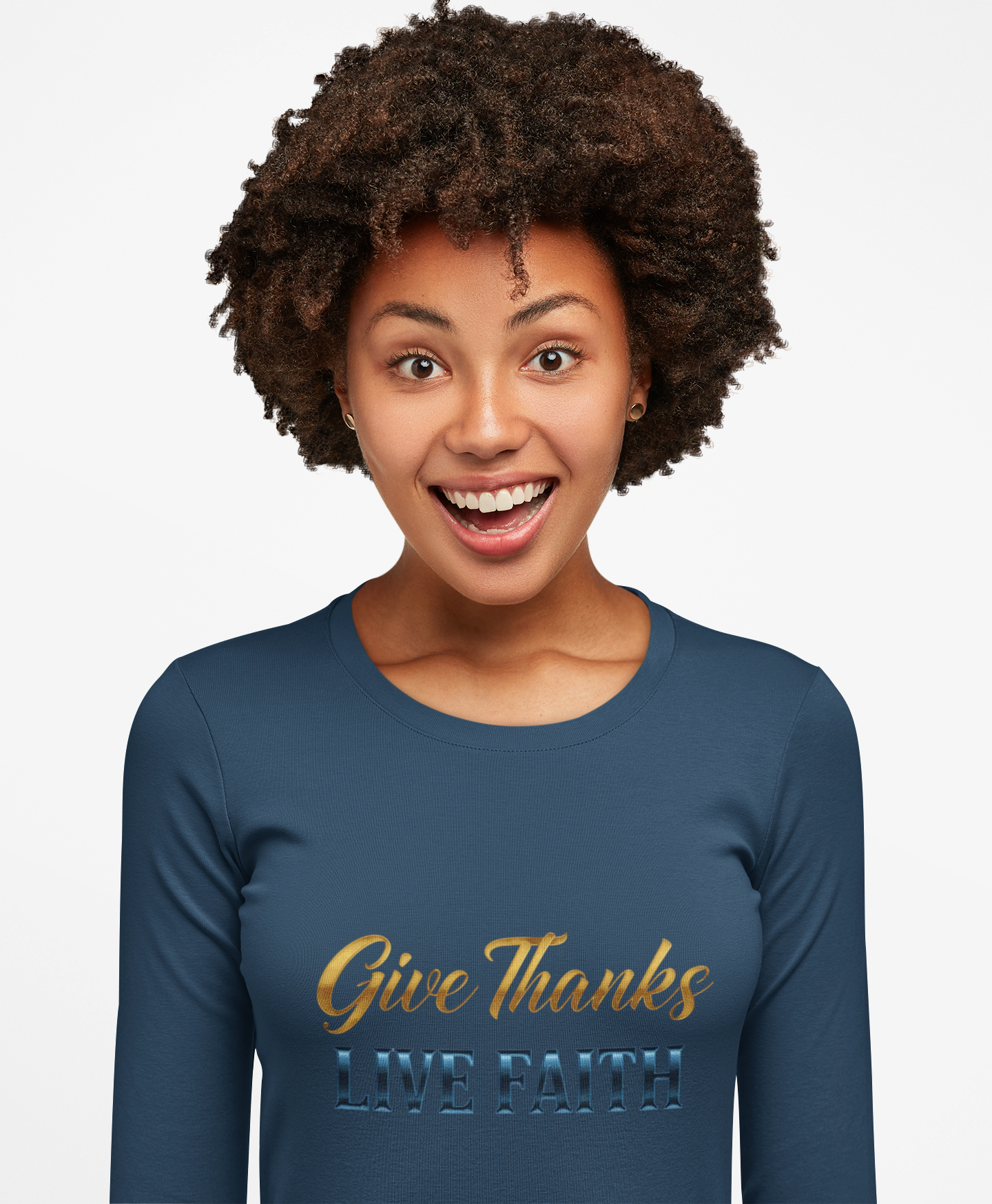 Give Thanks Live Faith Unisex Long Sleeve T-Shirt