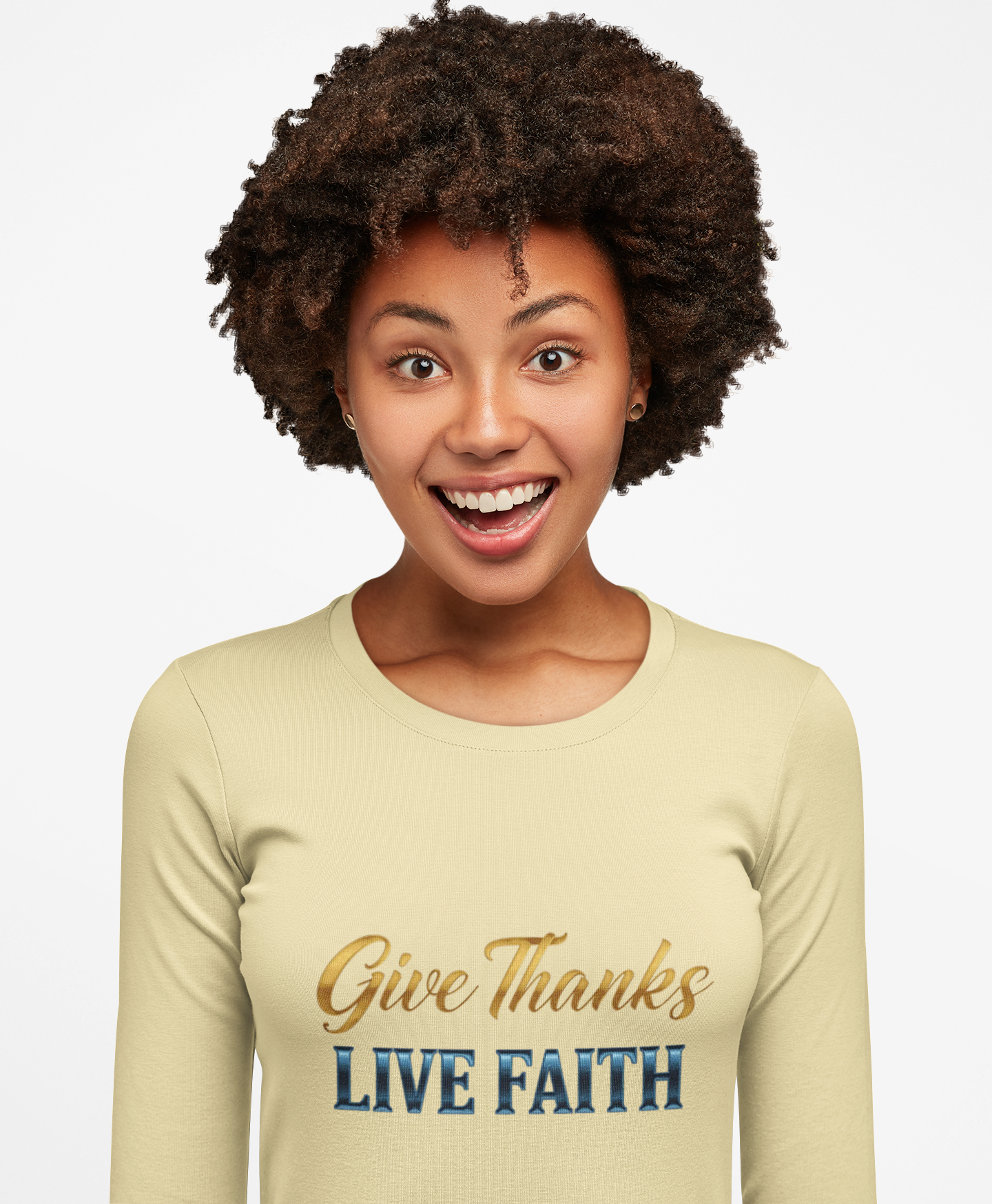 Give Thanks Live Faith Unisex Long Sleeve T-Shirt