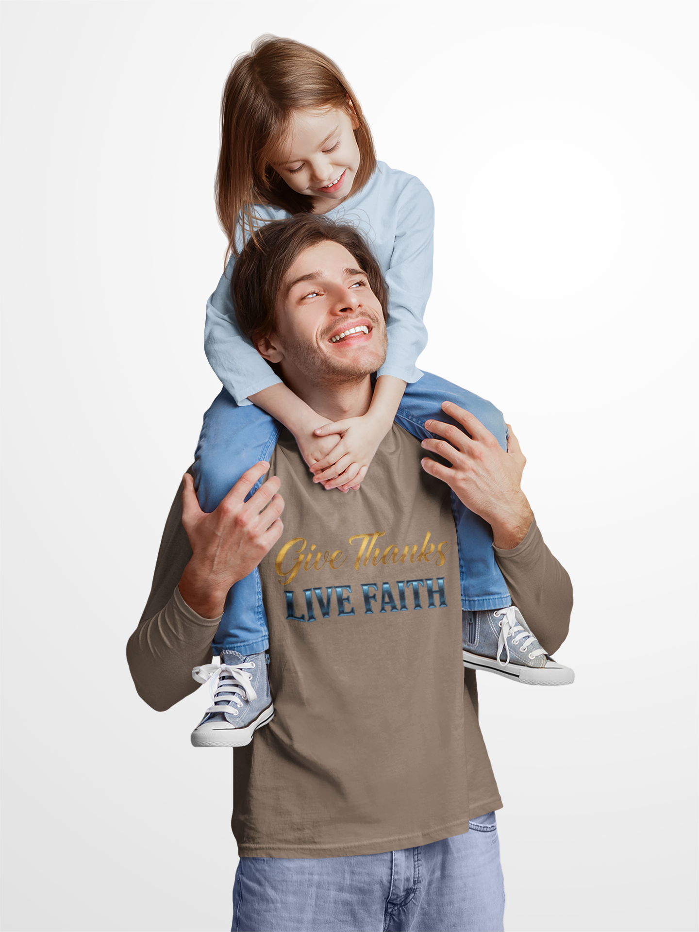 Give Thanks Live Faith Unisex Long Sleeve T-Shirt