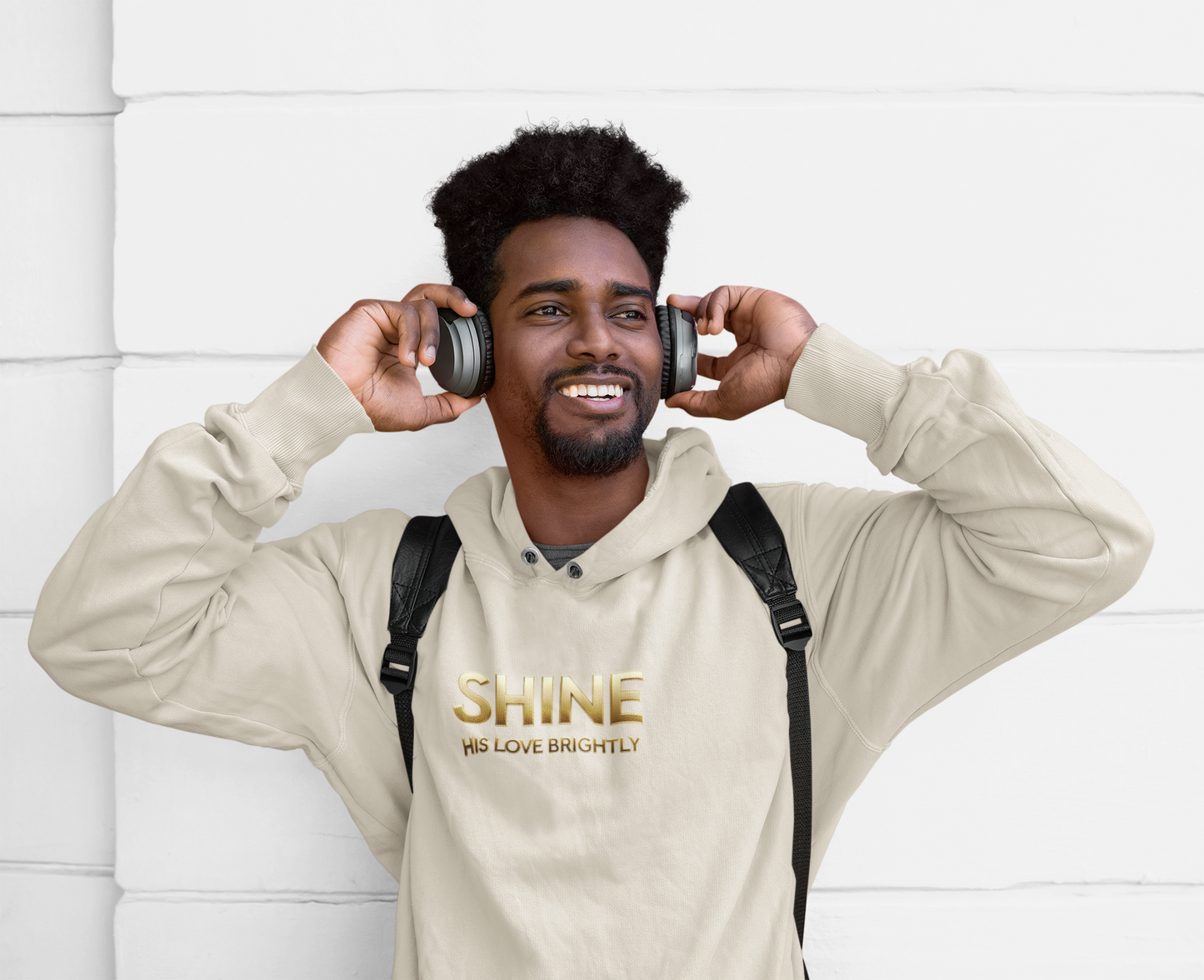 Shine His Love Brightly Unisex Midweight Softstyle Fleece Hoodie