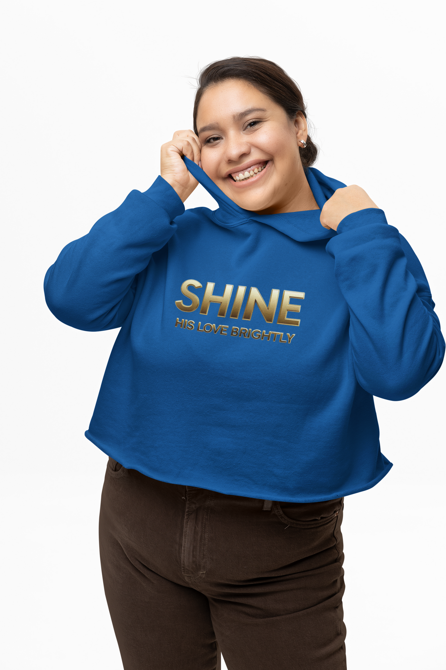 Shine His Love Brightly Unisex Midweight Softstyle Fleece Hoodie
