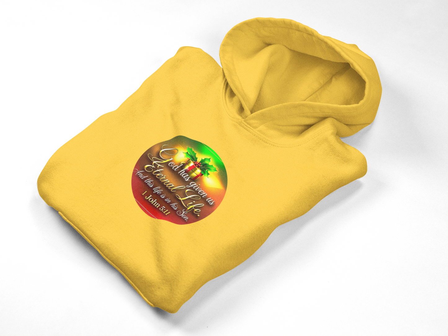 "Eternal Life Christmas" Unisex Midweight Softstyle Fleece Hoodie