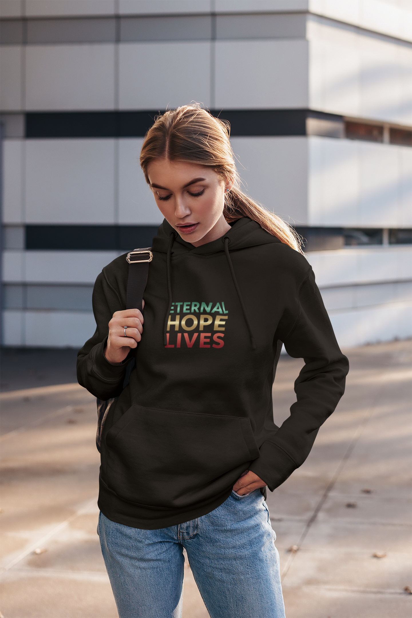 Eternal Hope Lives Unisex Midweight Softstyle Fleece Hoodie