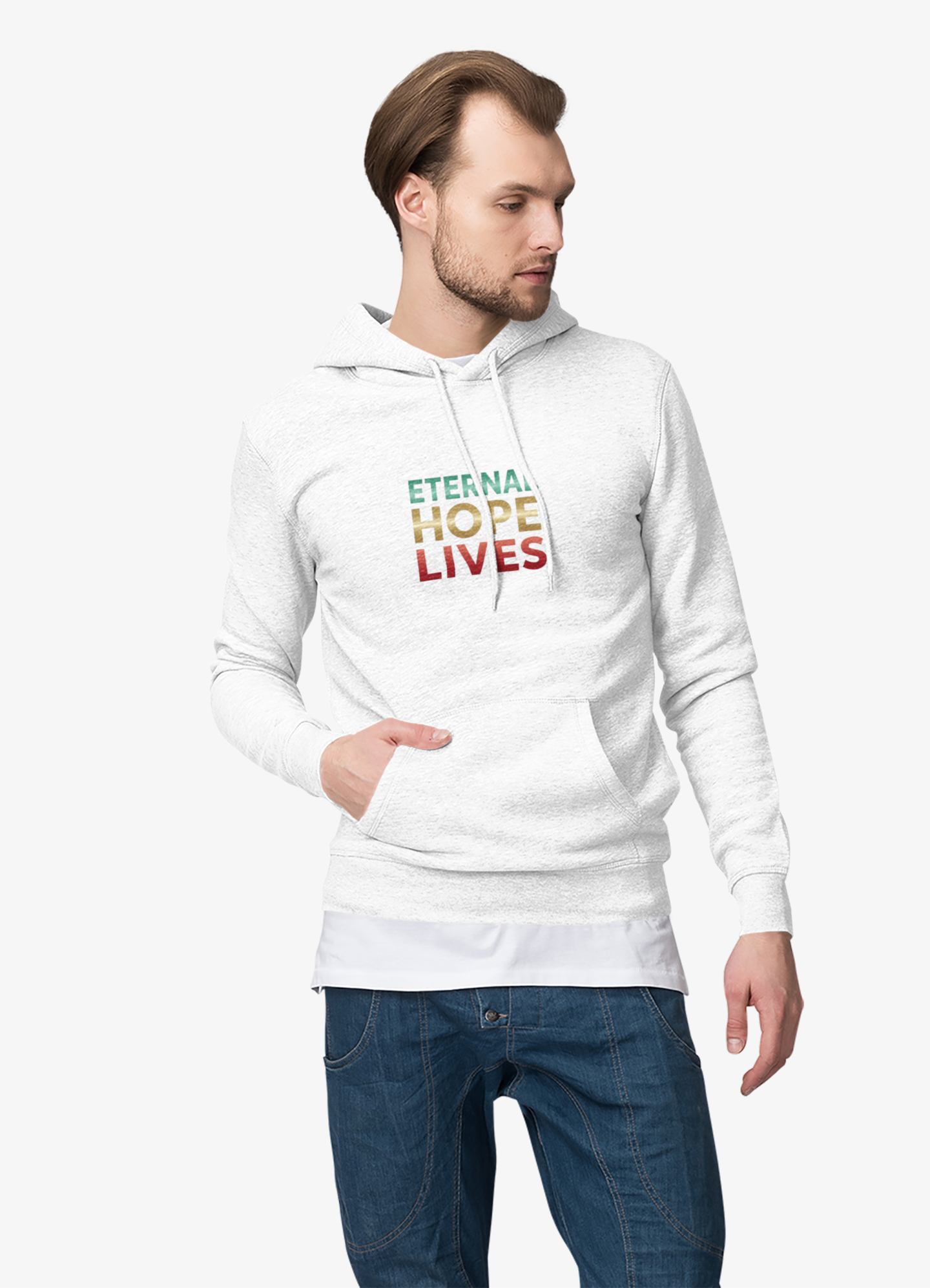 Eternal Hope Lives Unisex Midweight Softstyle Fleece Hoodie