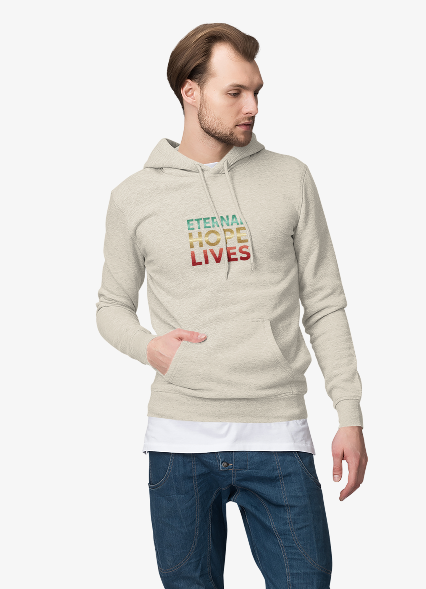 Eternal Hope Lives Unisex Midweight Softstyle Fleece Hoodie