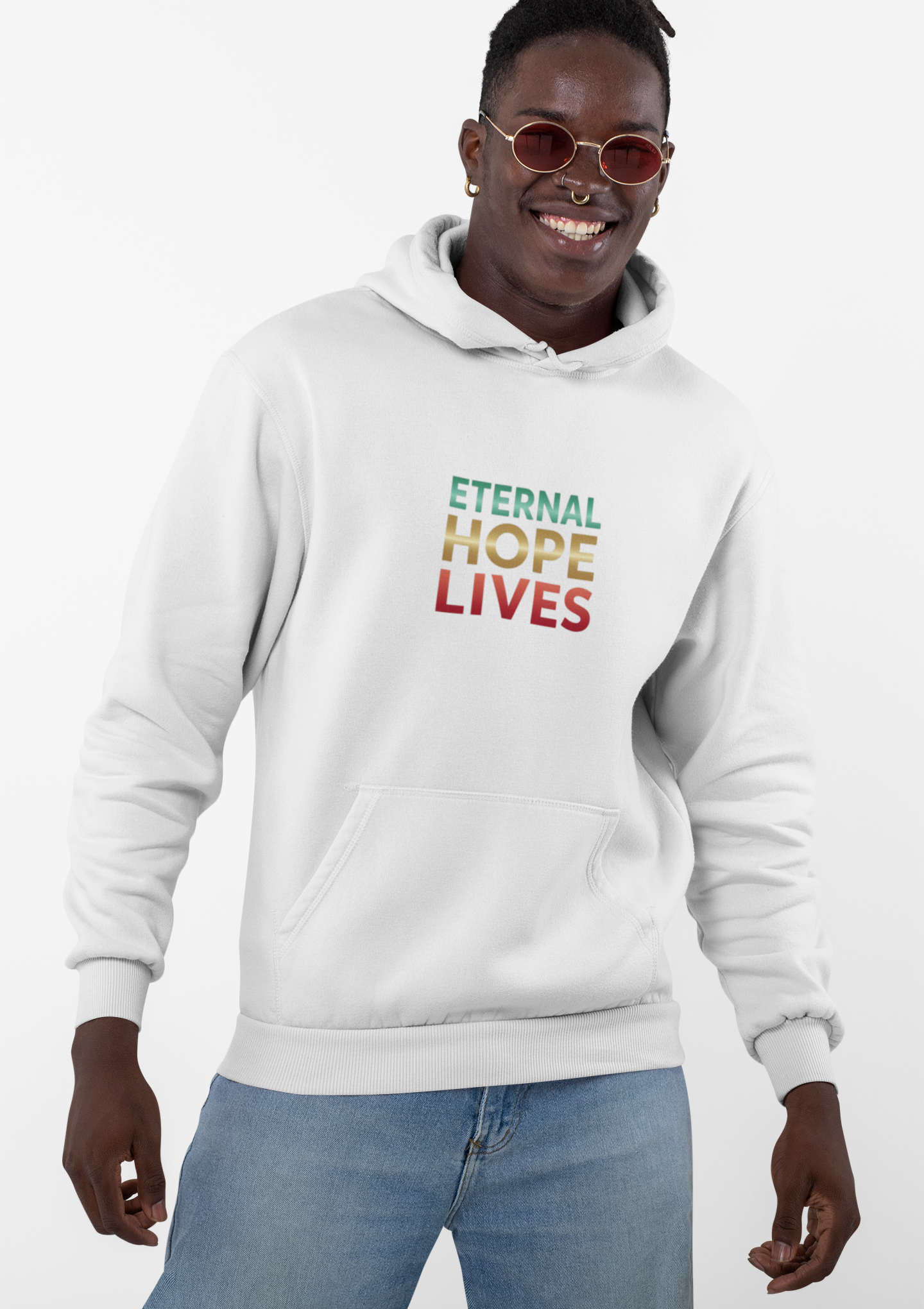 Eternal Hope Lives Unisex Midweight Softstyle Fleece Hoodie