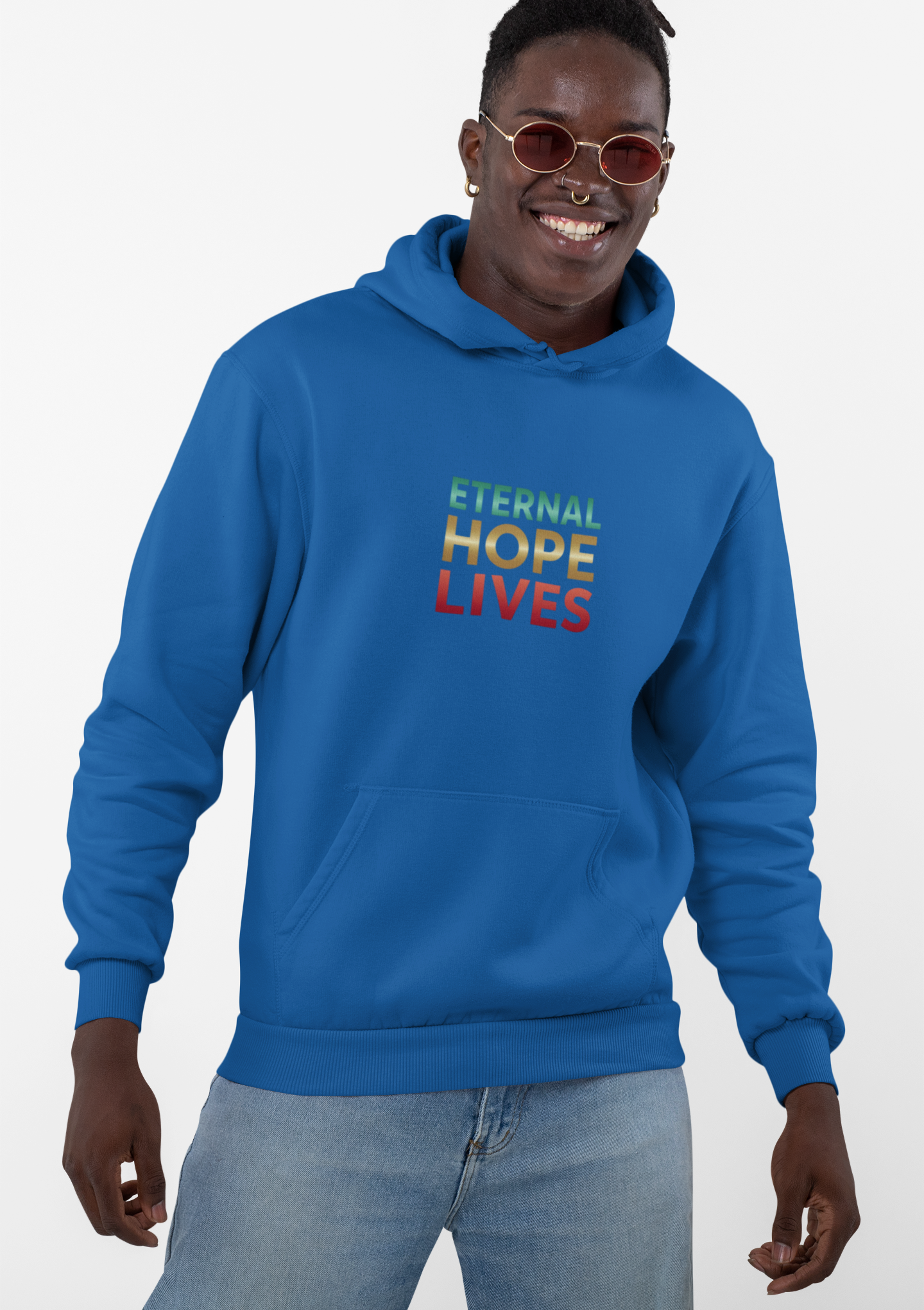 Eternal Hope Lives Unisex Midweight Softstyle Fleece Hoodie