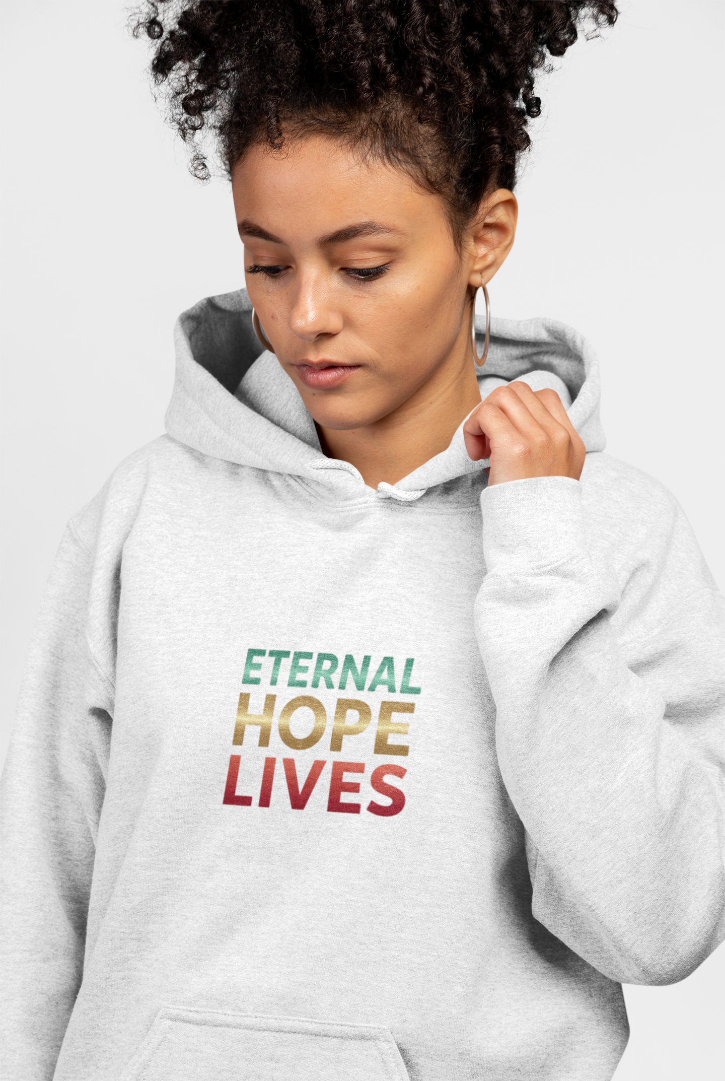 Eternal Hope Lives Unisex Midweight Softstyle Fleece Hoodie