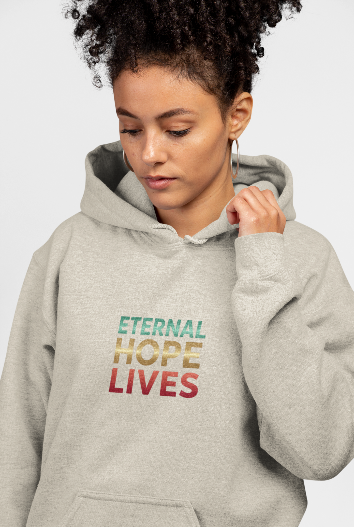 Eternal Hope Lives Unisex Midweight Softstyle Fleece Hoodie