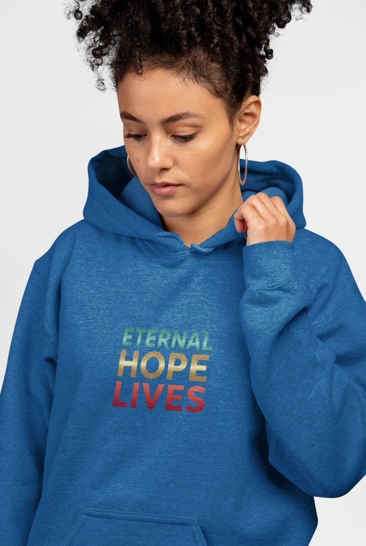 Eternal Hope Lives Unisex Midweight Softstyle Fleece Hoodie