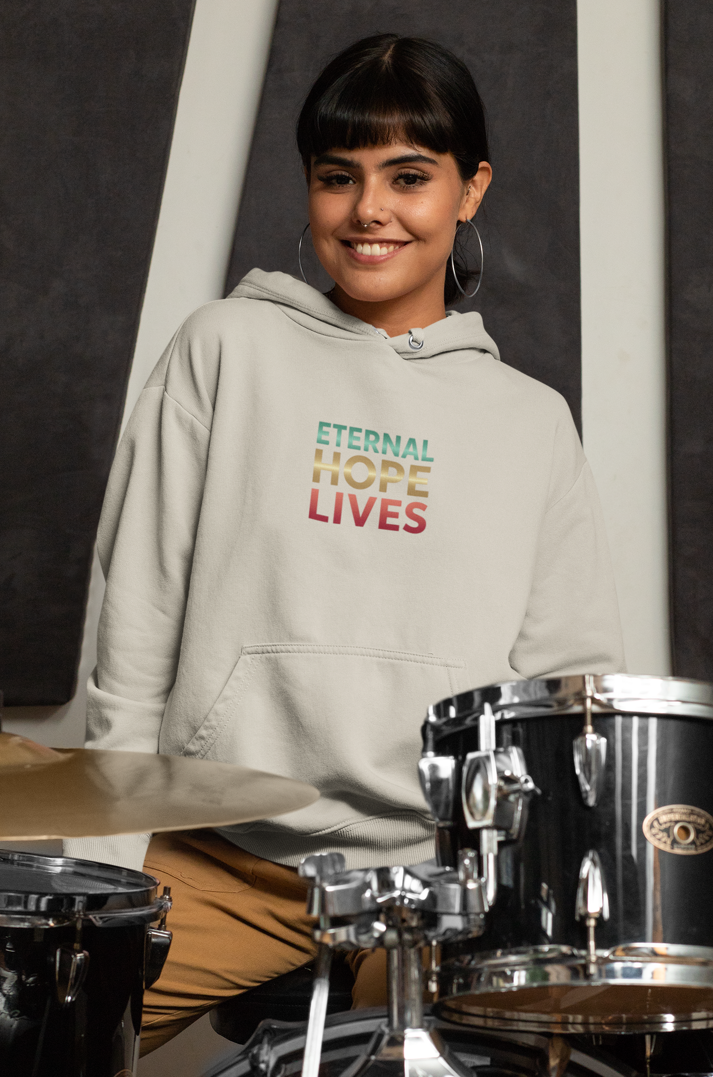 Eternal Hope Lives Unisex Midweight Softstyle Fleece Hoodie