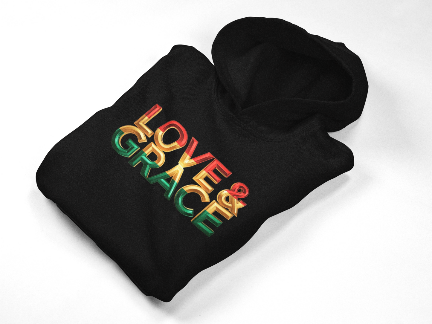 Love & Grace" Unisex Midweight Softstyle Fleece Hoodie
