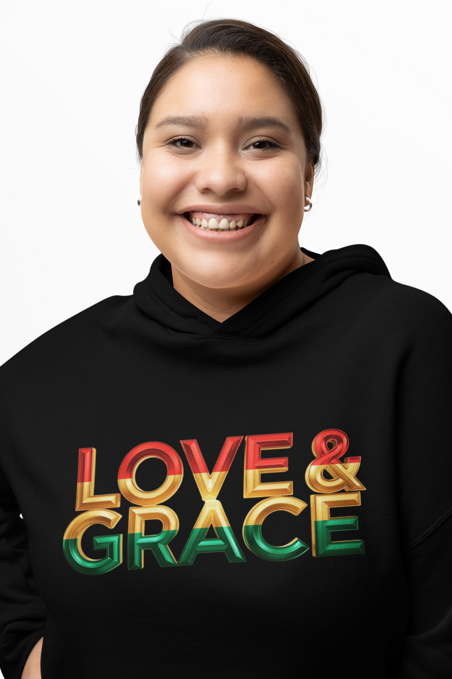 Love & Grace" Unisex Midweight Softstyle Fleece Hoodie