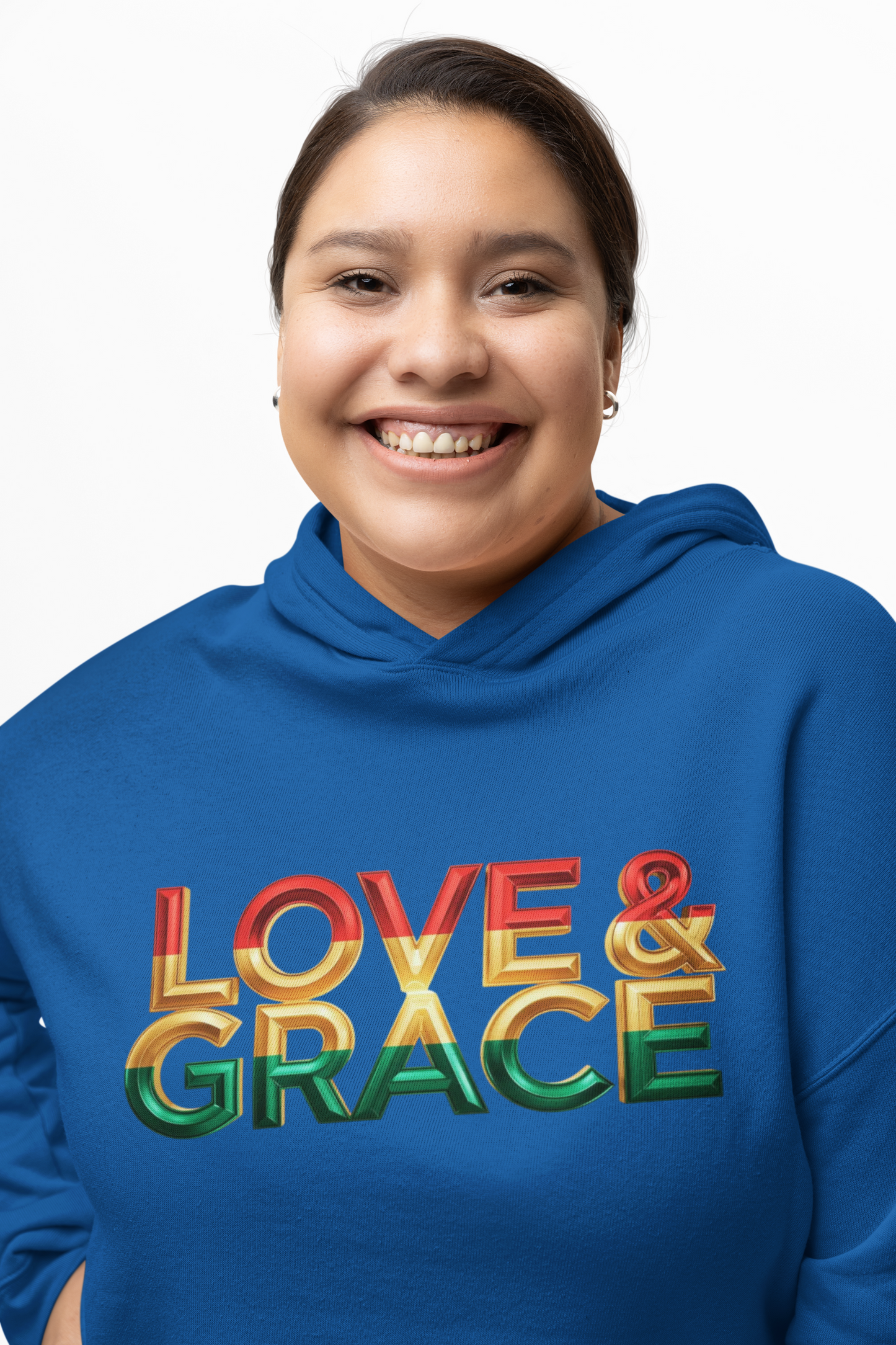 Love & Grace" Unisex Midweight Softstyle Fleece Hoodie