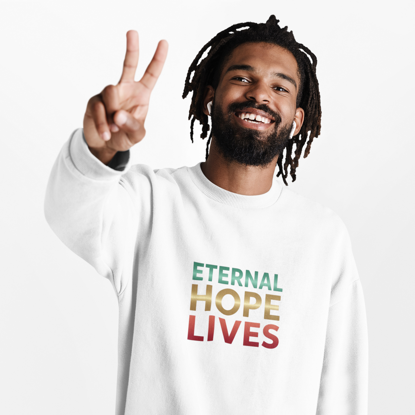 “Eternal Hope Lives” — Gildan 18000 Crewneck Sweatshirt