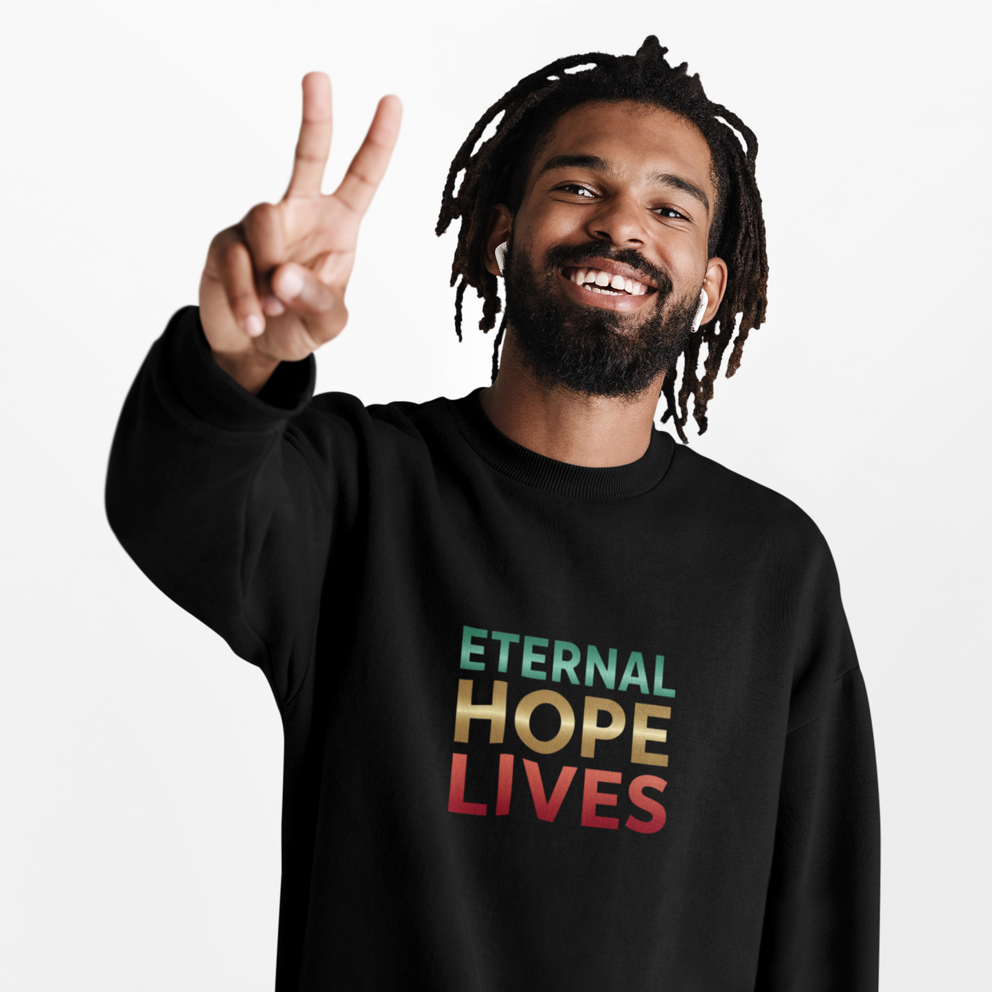 “Eternal Hope Lives” — Gildan 18000 Crewneck Sweatshirt
