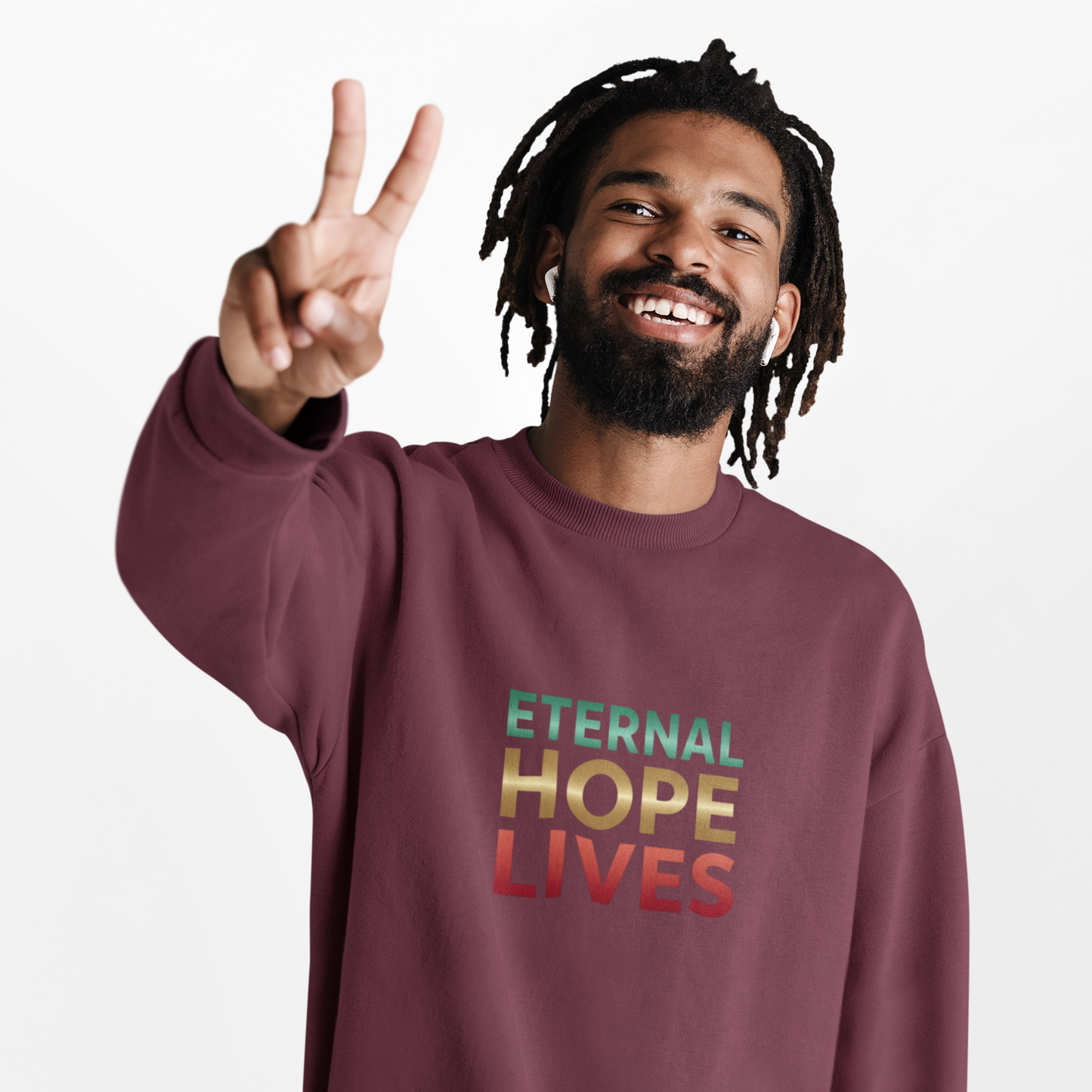 “Eternal Hope Lives” — Gildan 18000 Crewneck Sweatshirt