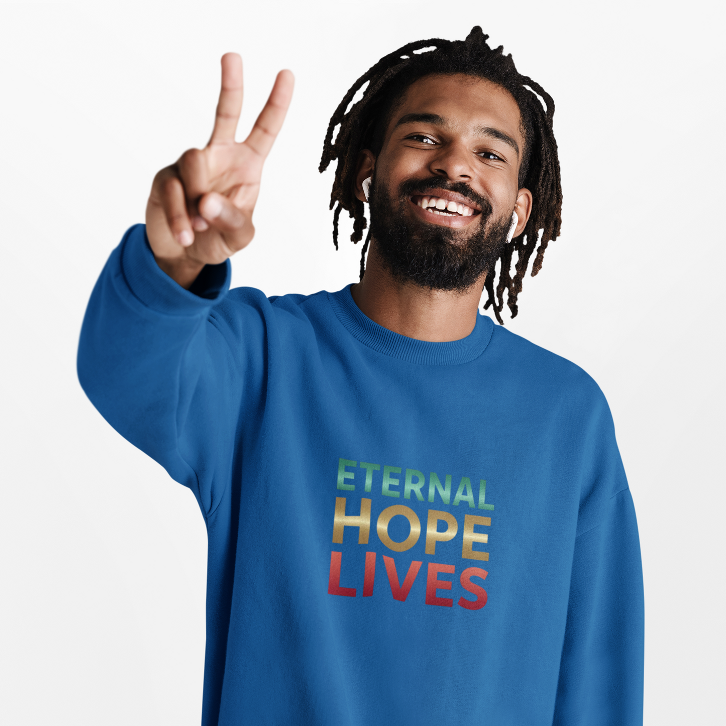 “Eternal Hope Lives” — Gildan 18000 Crewneck Sweatshirt