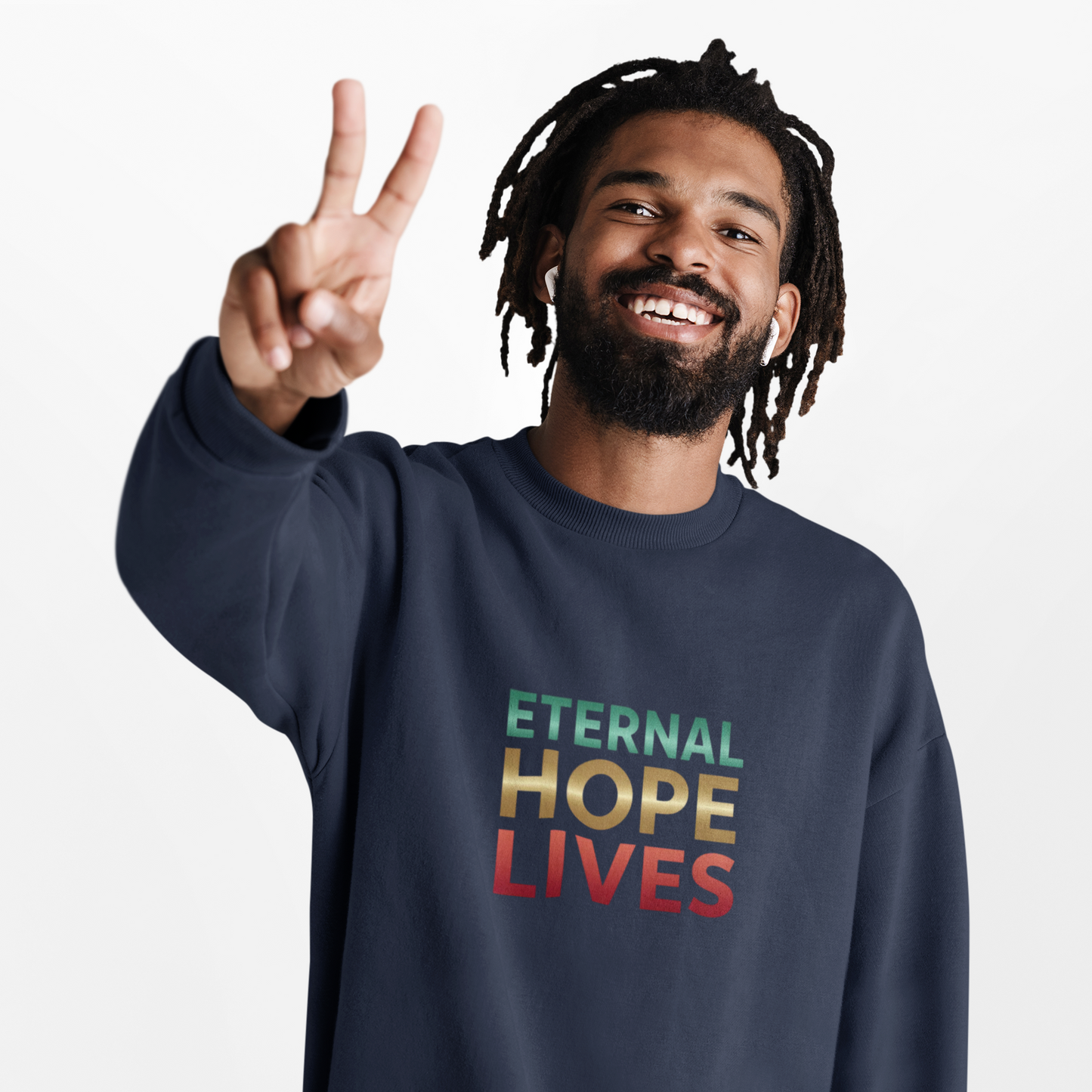 “Eternal Hope Lives” — Gildan 18000 Crewneck Sweatshirt