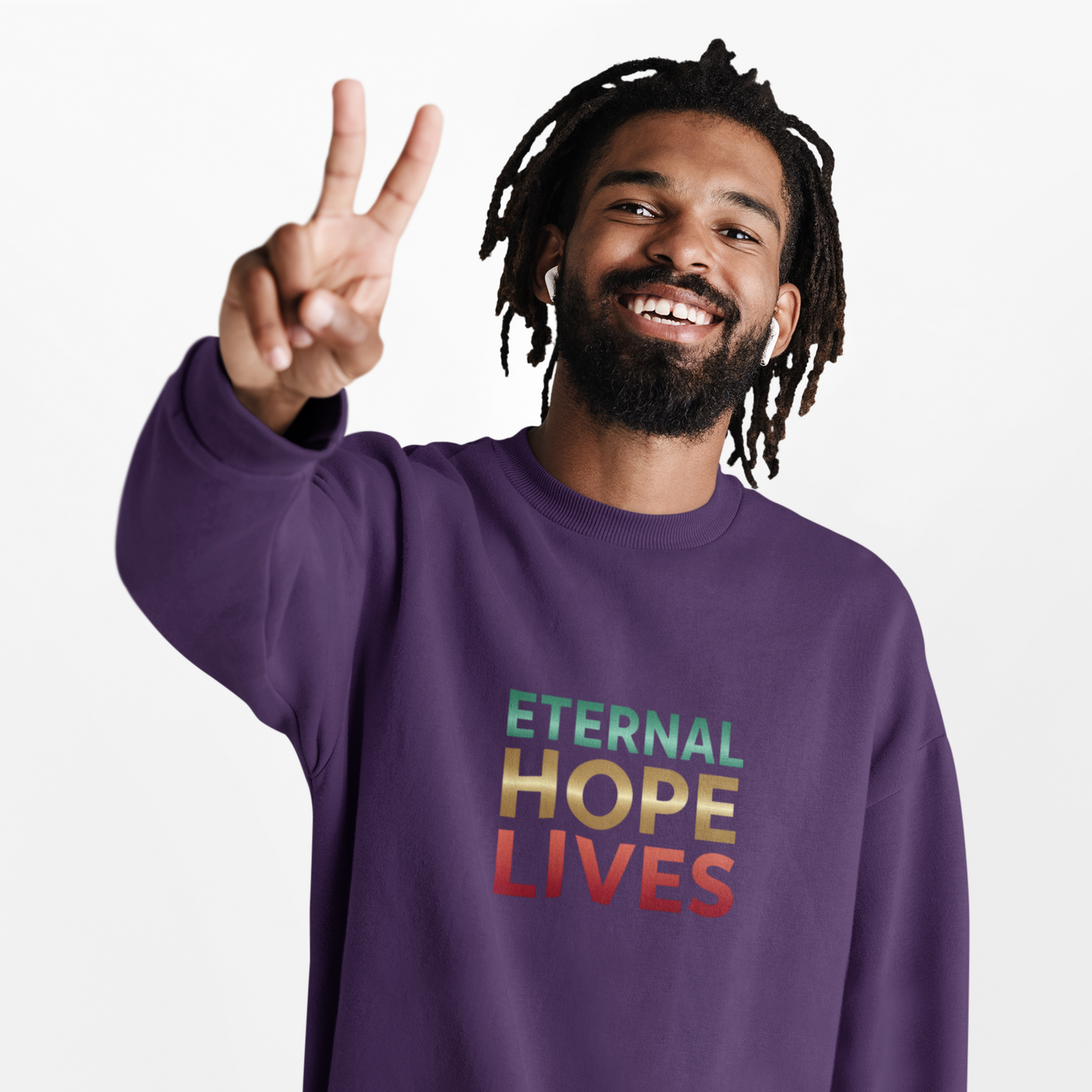 “Eternal Hope Lives” — Gildan 18000 Crewneck Sweatshirt