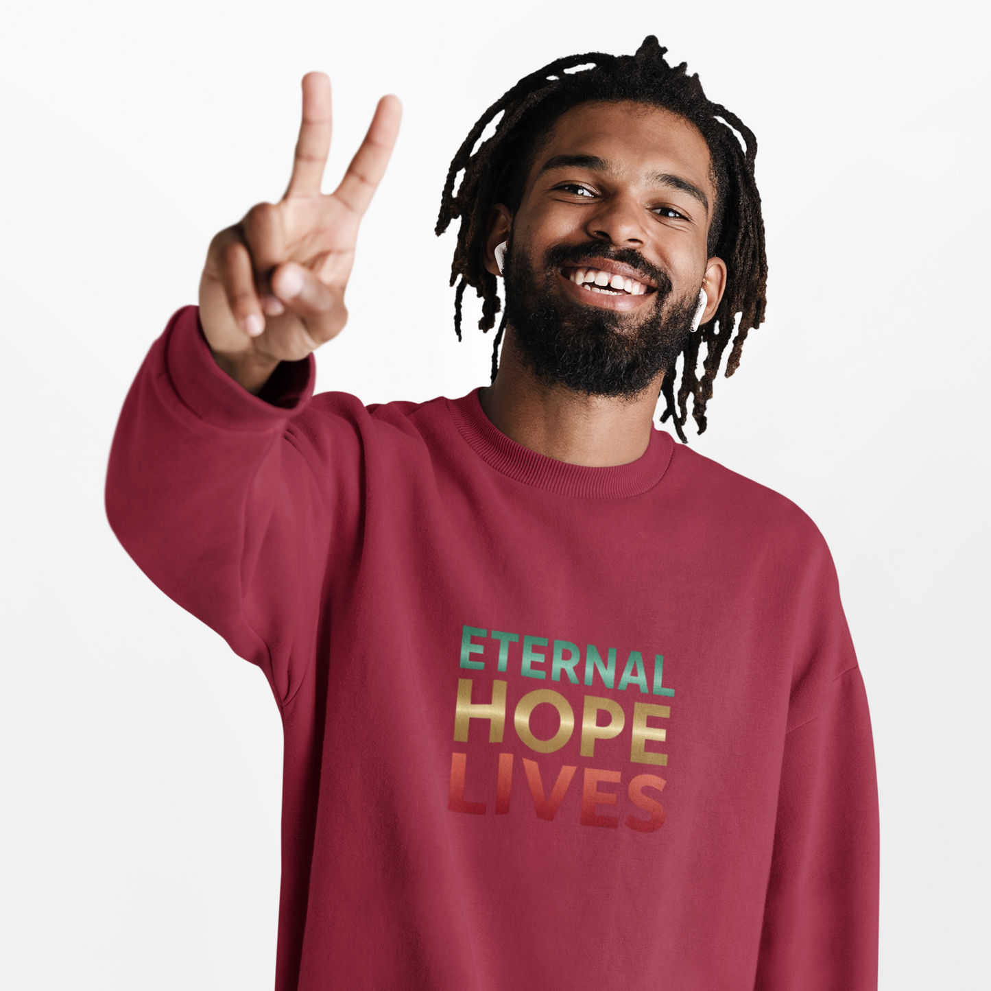 “Eternal Hope Lives” — Gildan 18000 Crewneck Sweatshirt