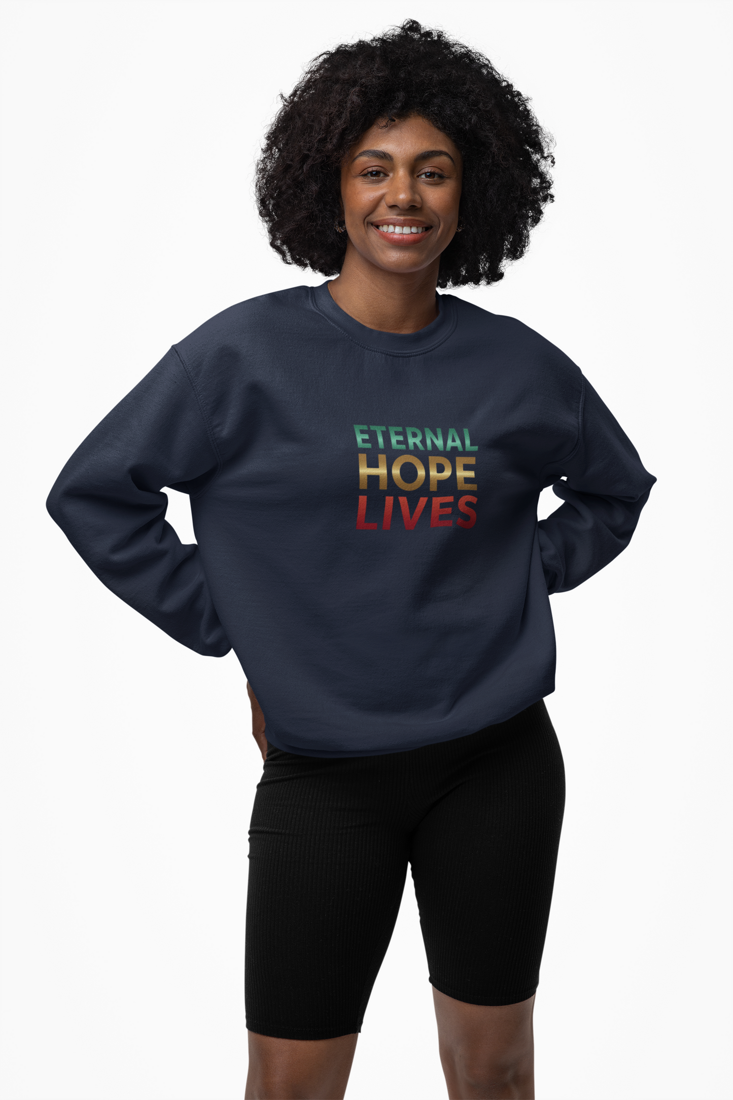 “Eternal Hope Lives” — Gildan 18000 Crewneck Sweatshirt