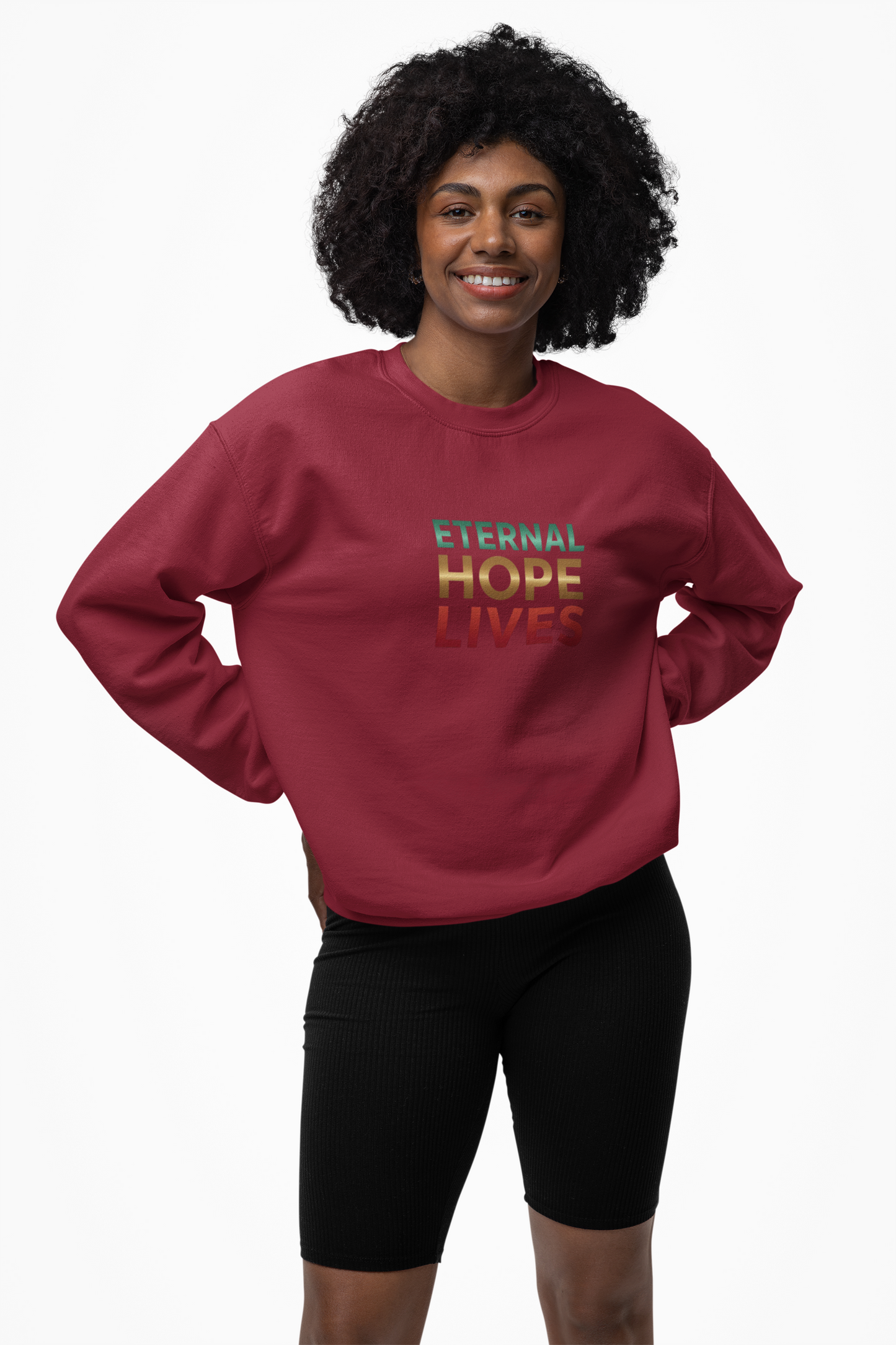 “Eternal Hope Lives” — Gildan 18000 Crewneck Sweatshirt