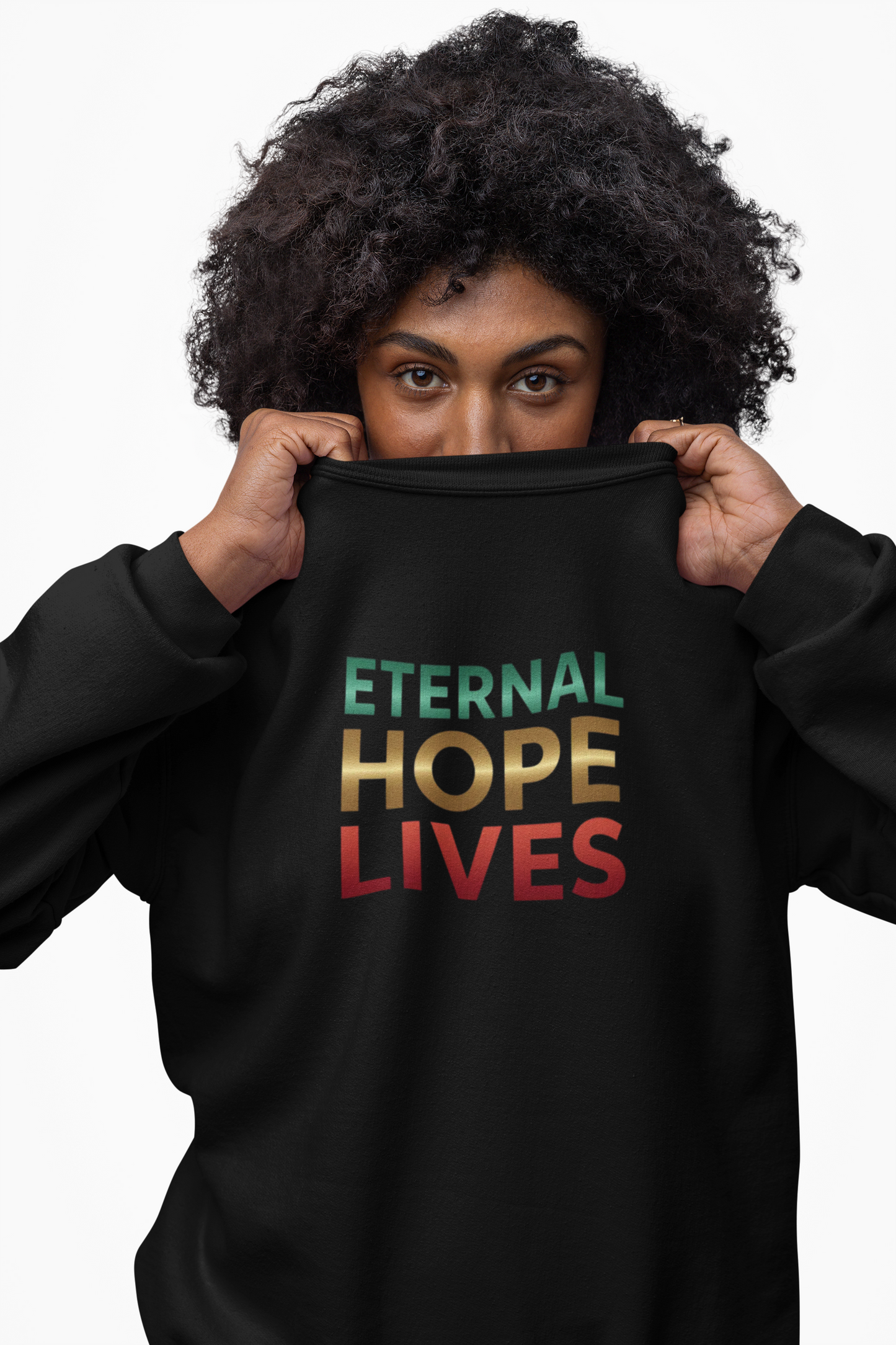 “Eternal Hope Lives” — Gildan 18000 Crewneck Sweatshirt