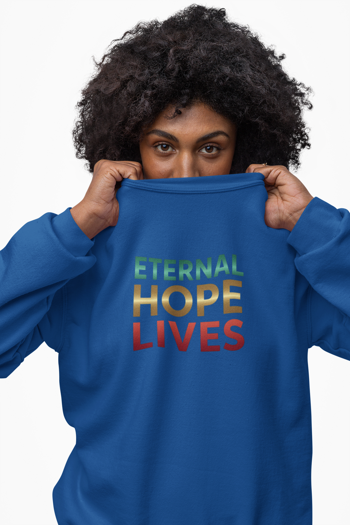 “Eternal Hope Lives” — Gildan 18000 Crewneck Sweatshirt