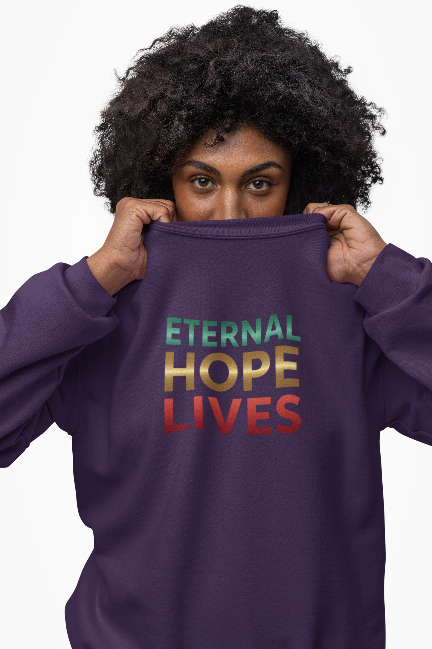 “Eternal Hope Lives” — Gildan 18000 Crewneck Sweatshirt