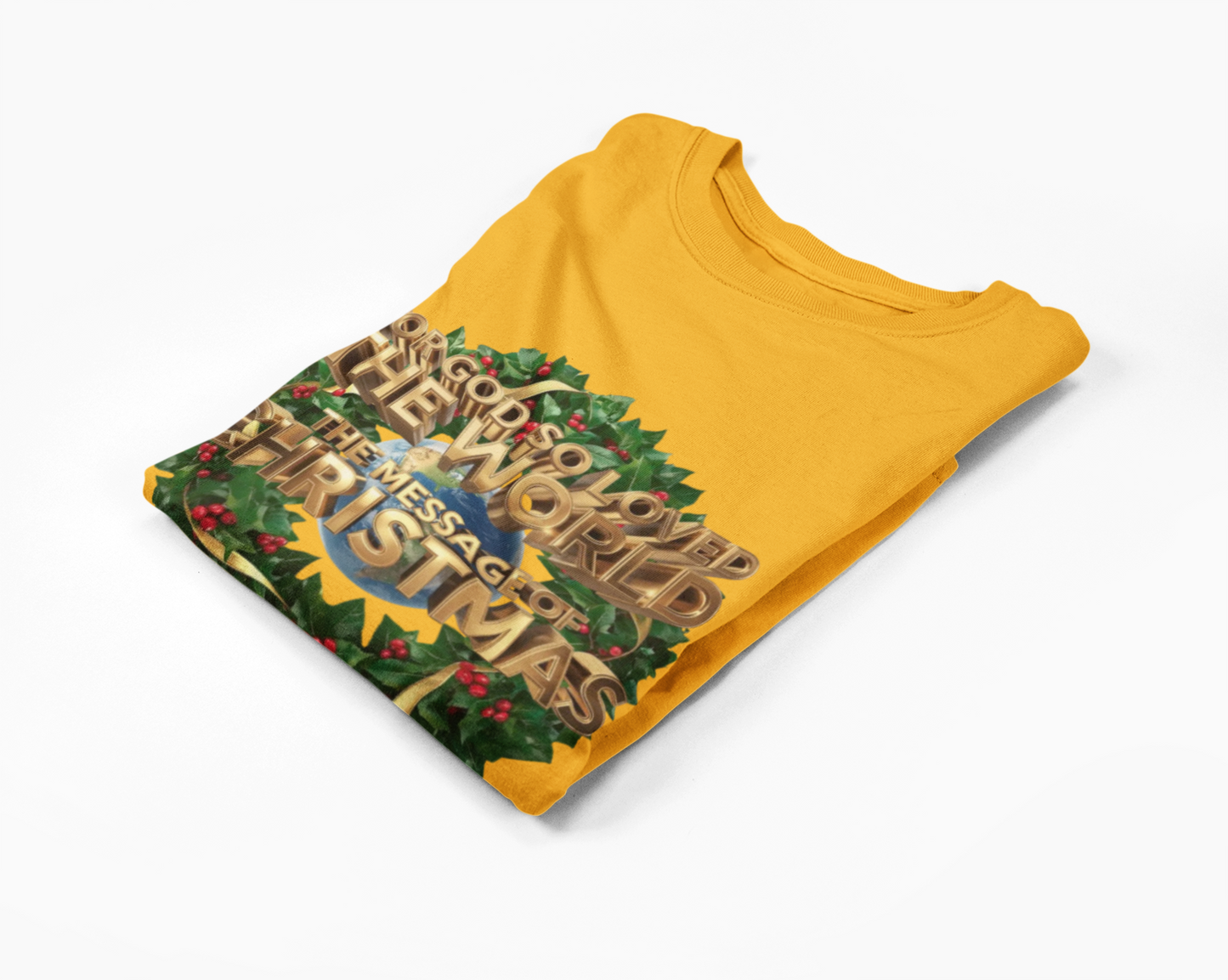 The Message of Christmas Long Sleeve Tee - God Loved the World