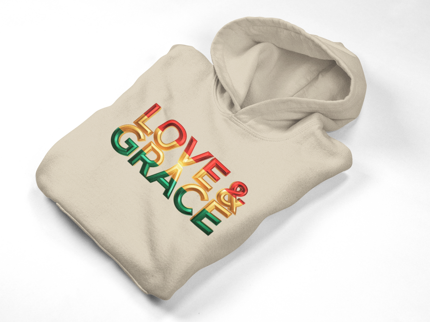 Love & Grace" Unisex Midweight Softstyle Fleece Hoodie
