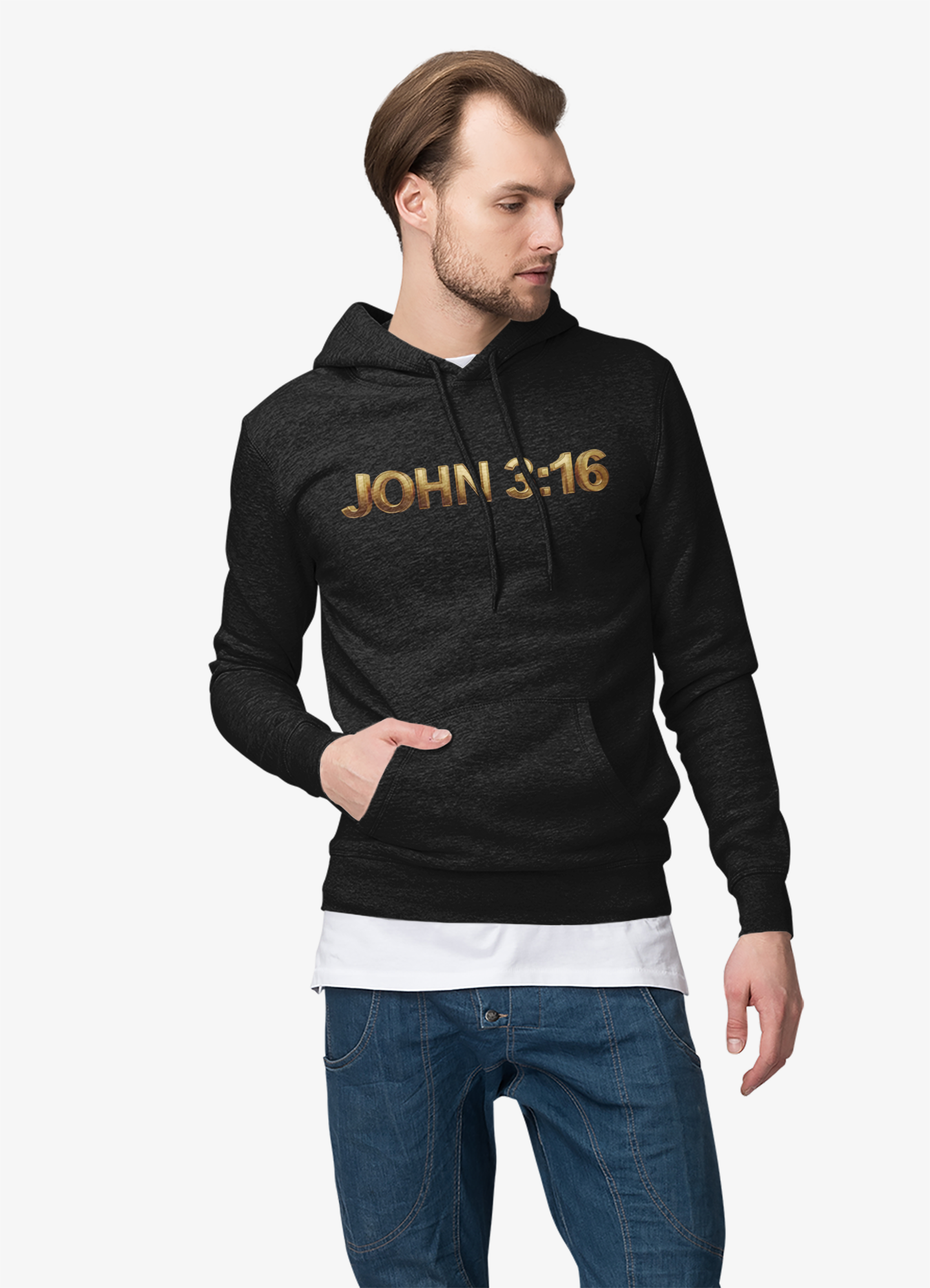 John 3:16/SAVED Unisex Heavy Blend™ Hooded Sweatshirt