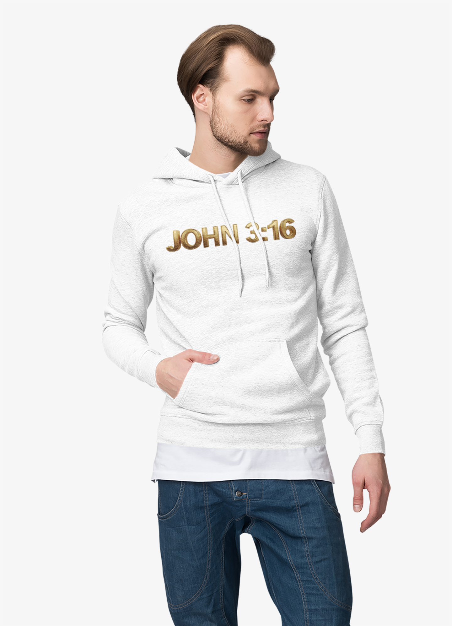 John 3:16/SAVED Unisex Heavy Blend™ Hooded Sweatshirt
