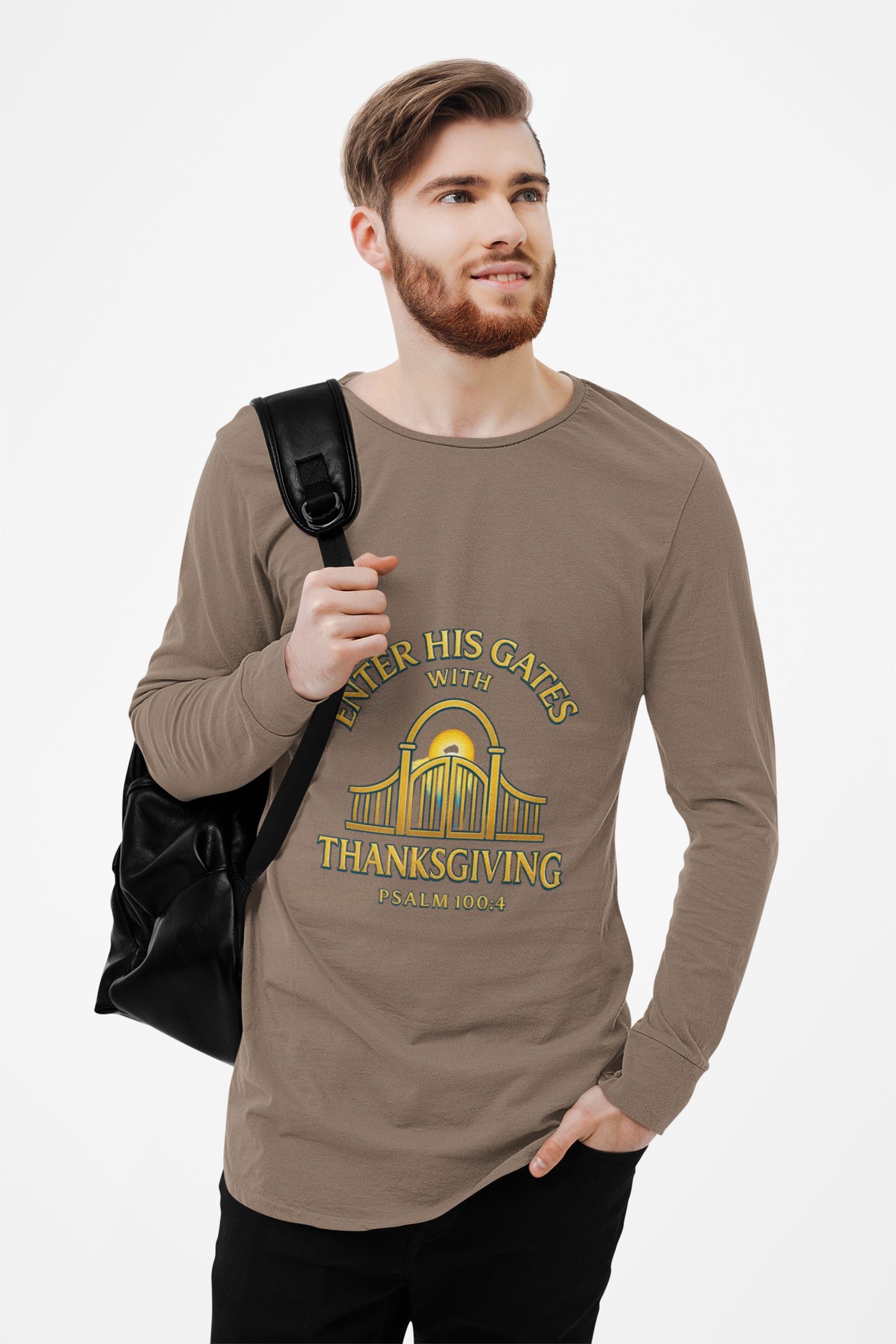 Enter His Gates with Thanksgiving – Unisex Long Sleeve T-Shirt