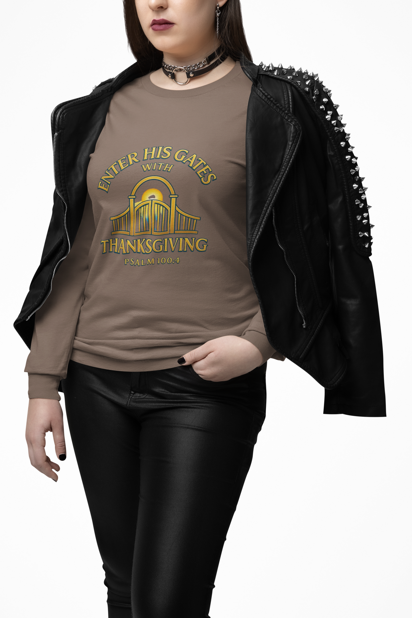 Enter His Gates with Thanksgiving – Unisex Long Sleeve T-Shirt